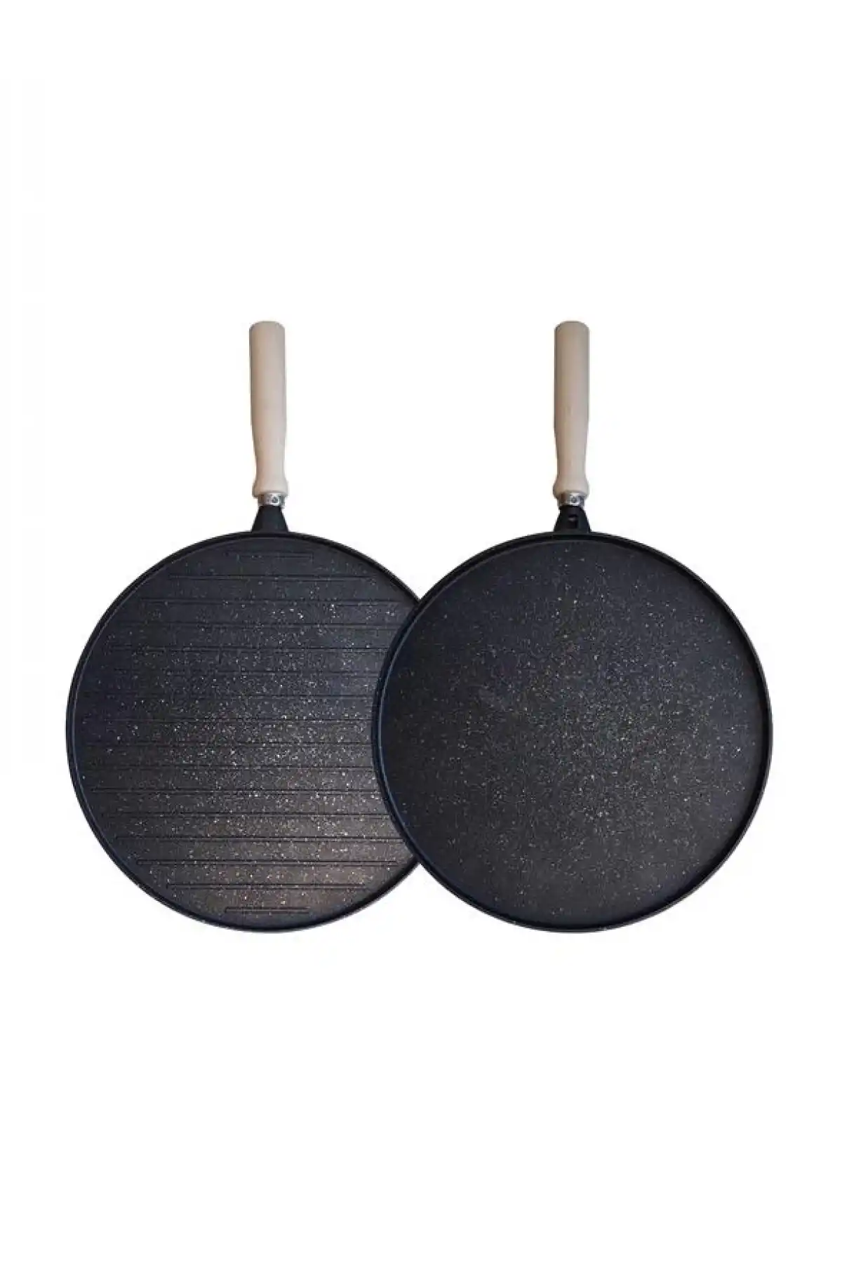 Rss Çift Taraflı Izgara Tavası 33cm