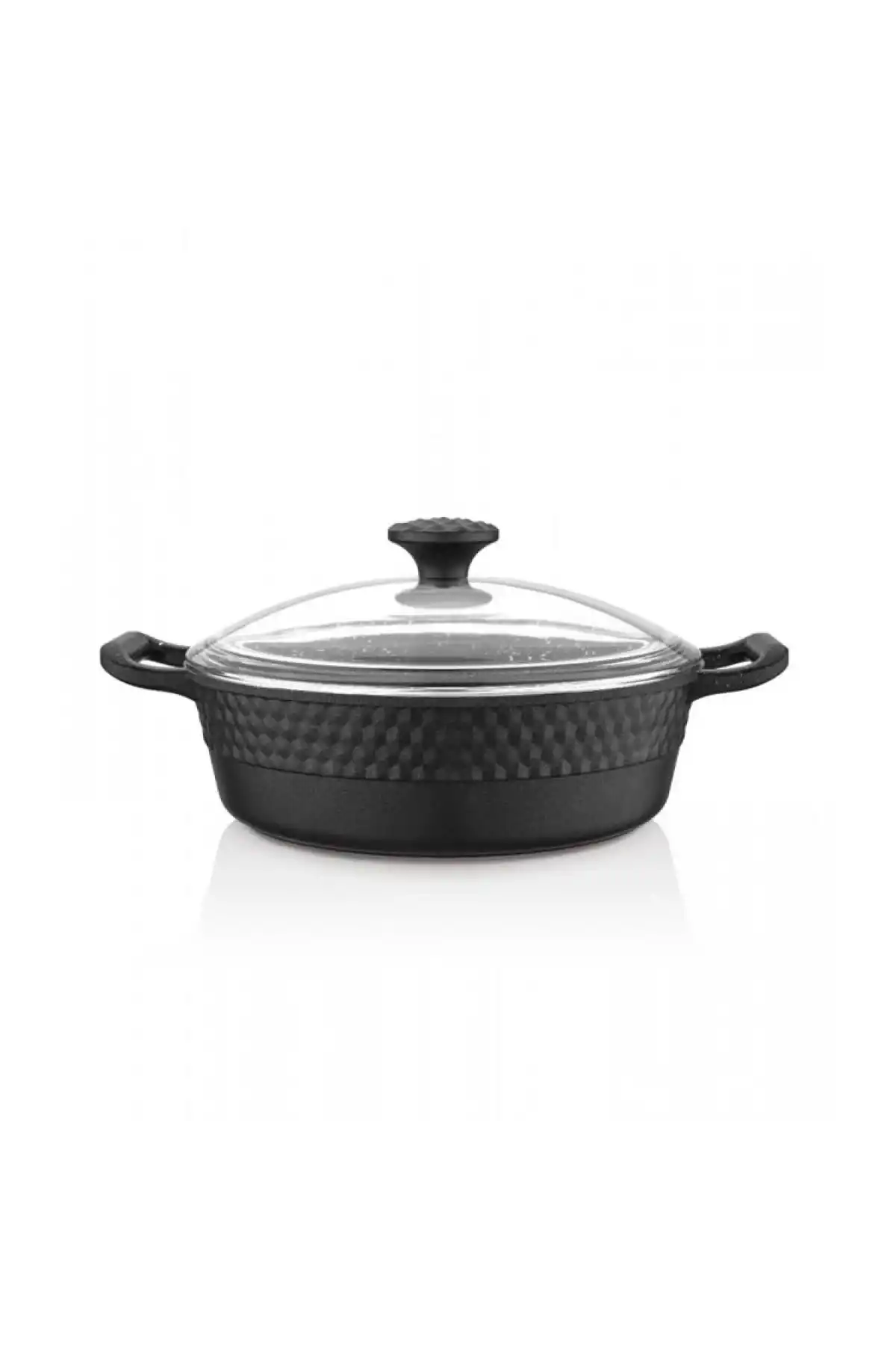 Ferro Kısa Tencere 26cm Granit