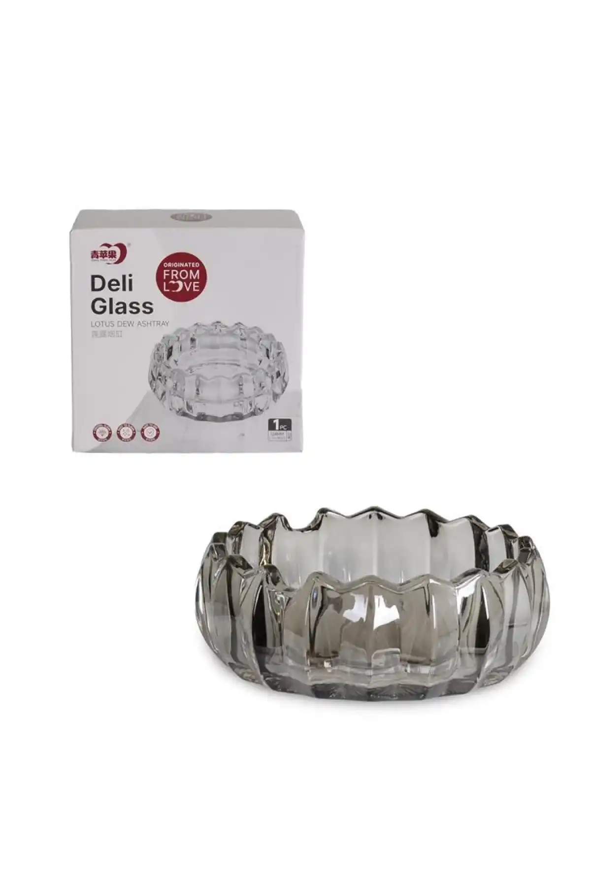 İpek Cam Lotus Küllük