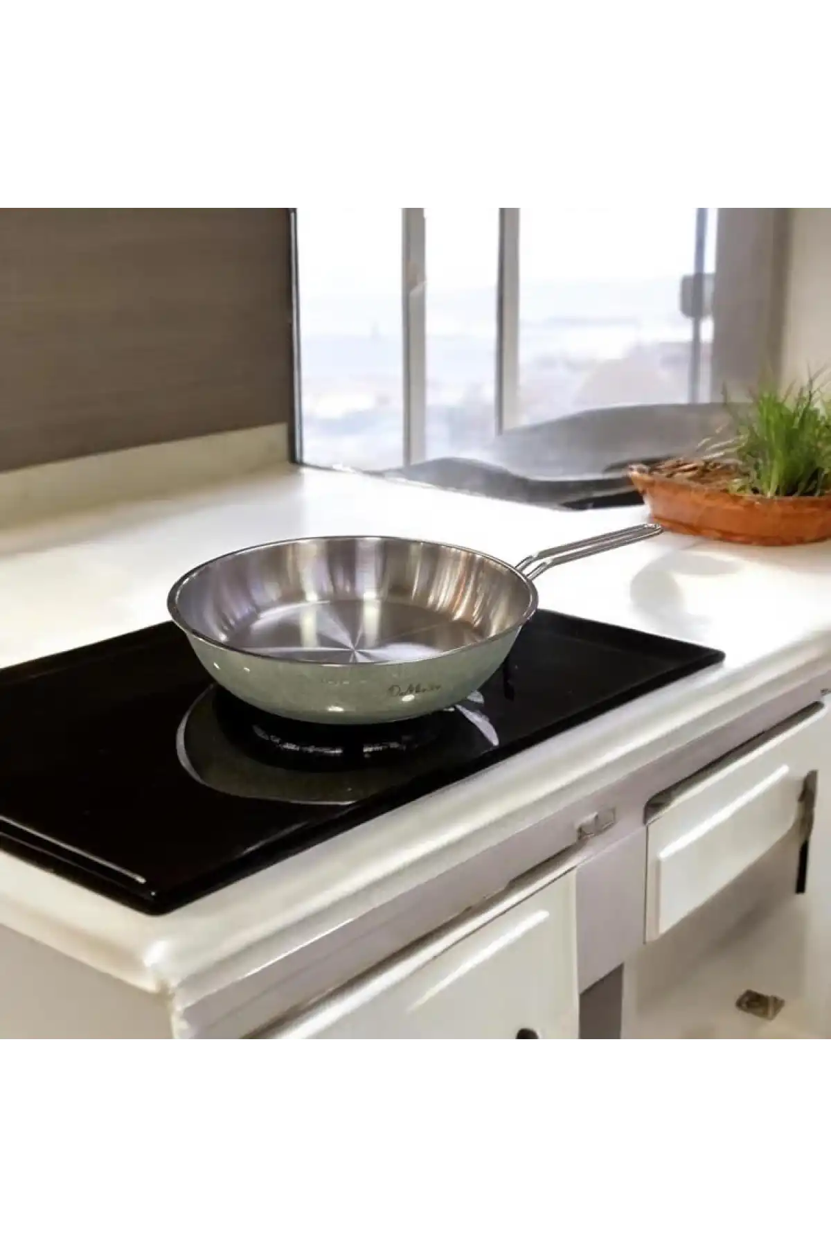 Oms 20X5cm Çelik Tava Kapaksız