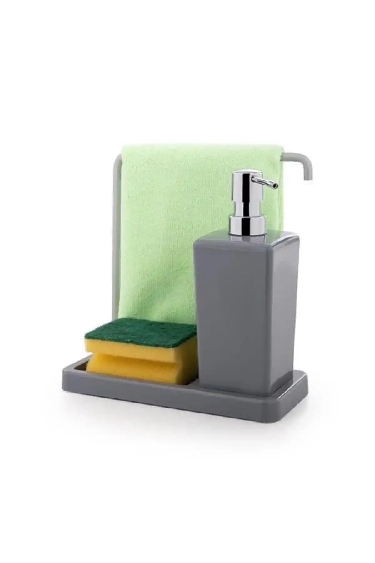 Ans Luna Gri Mutfak Sıvı Sabunluk