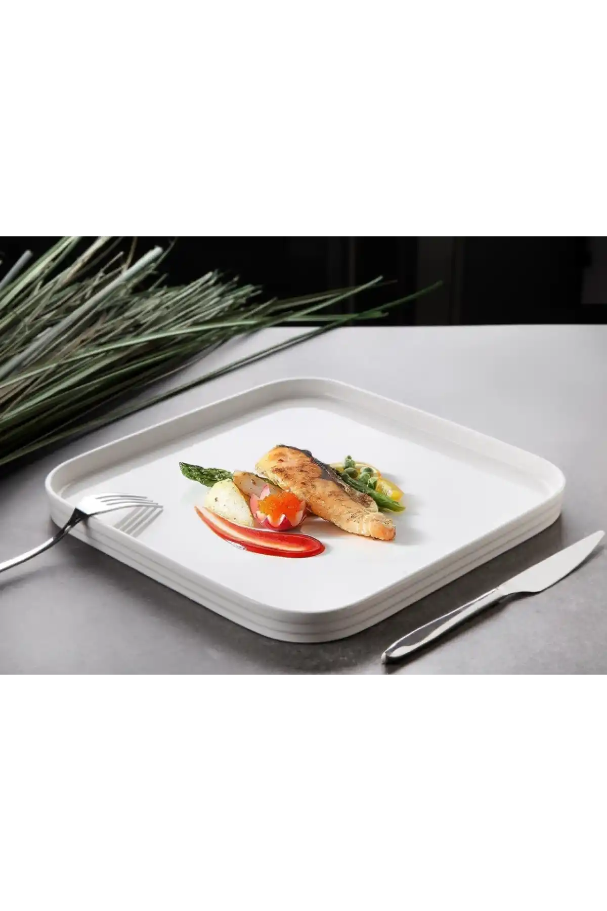 Gnl Porselen Kare Tabak 28x28x2cm