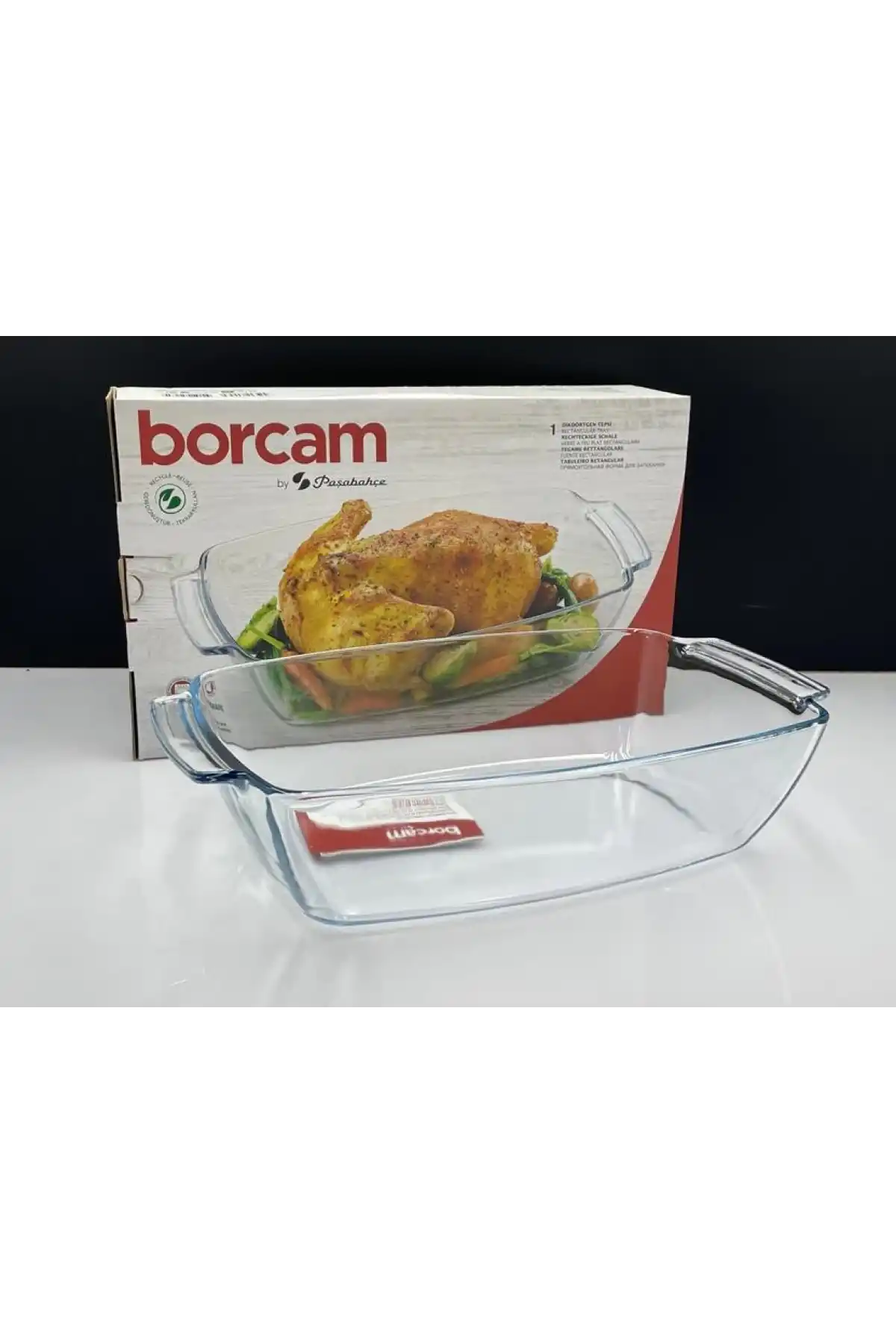 Paşabahçe 590046 Borcam Tepsi 23.3x38x9cm 4420 cc