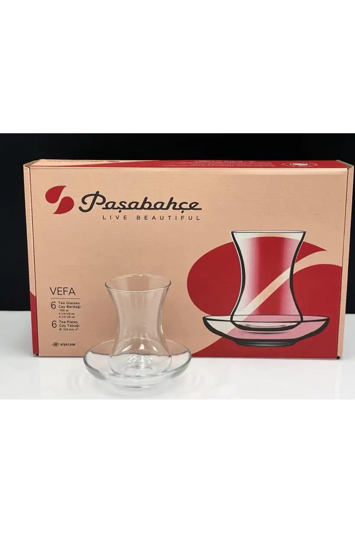 Paşabahçe 96942 Vefa Çay Seti 125 cc 12 Parça