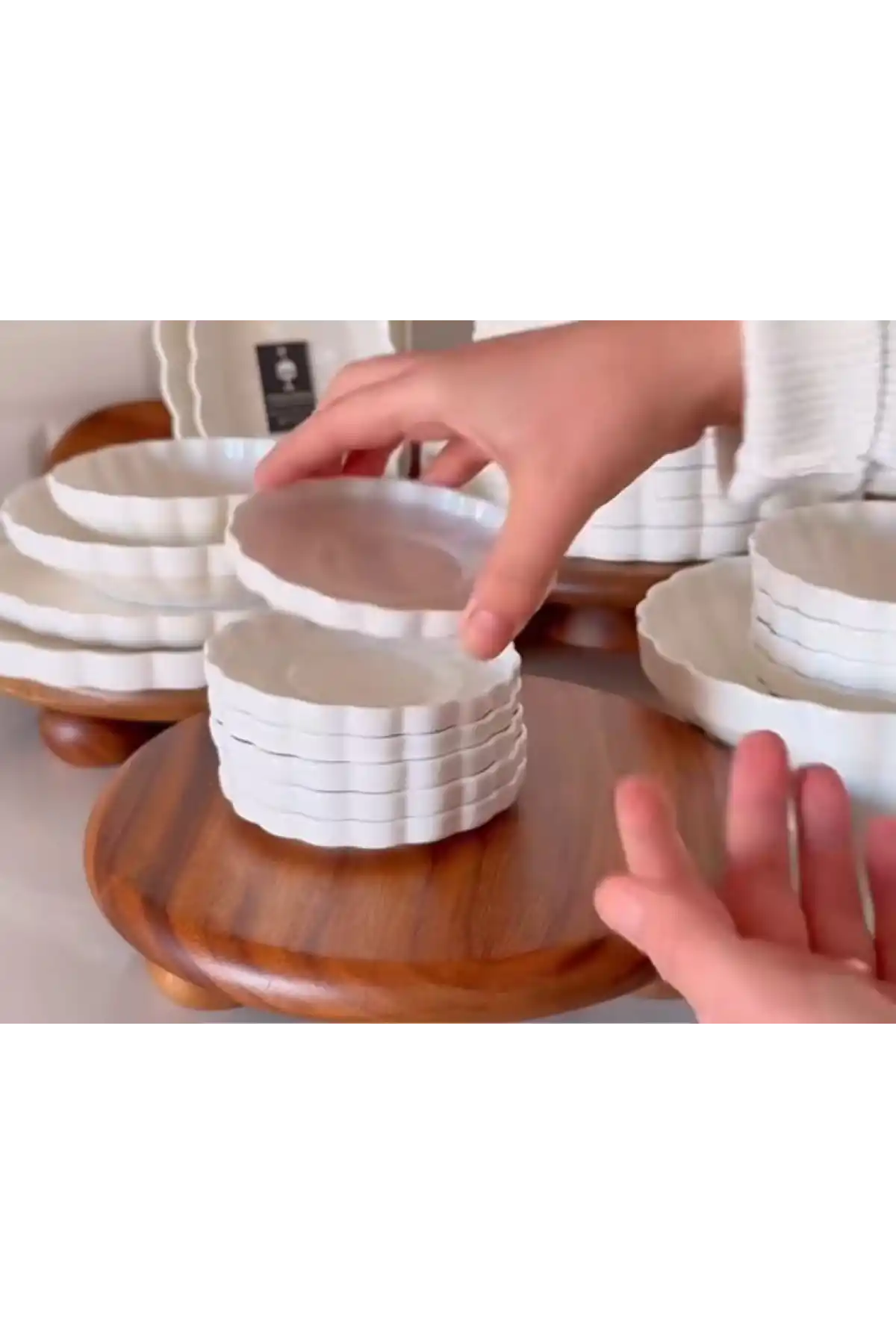 Mien Porselen Çay Tabağı