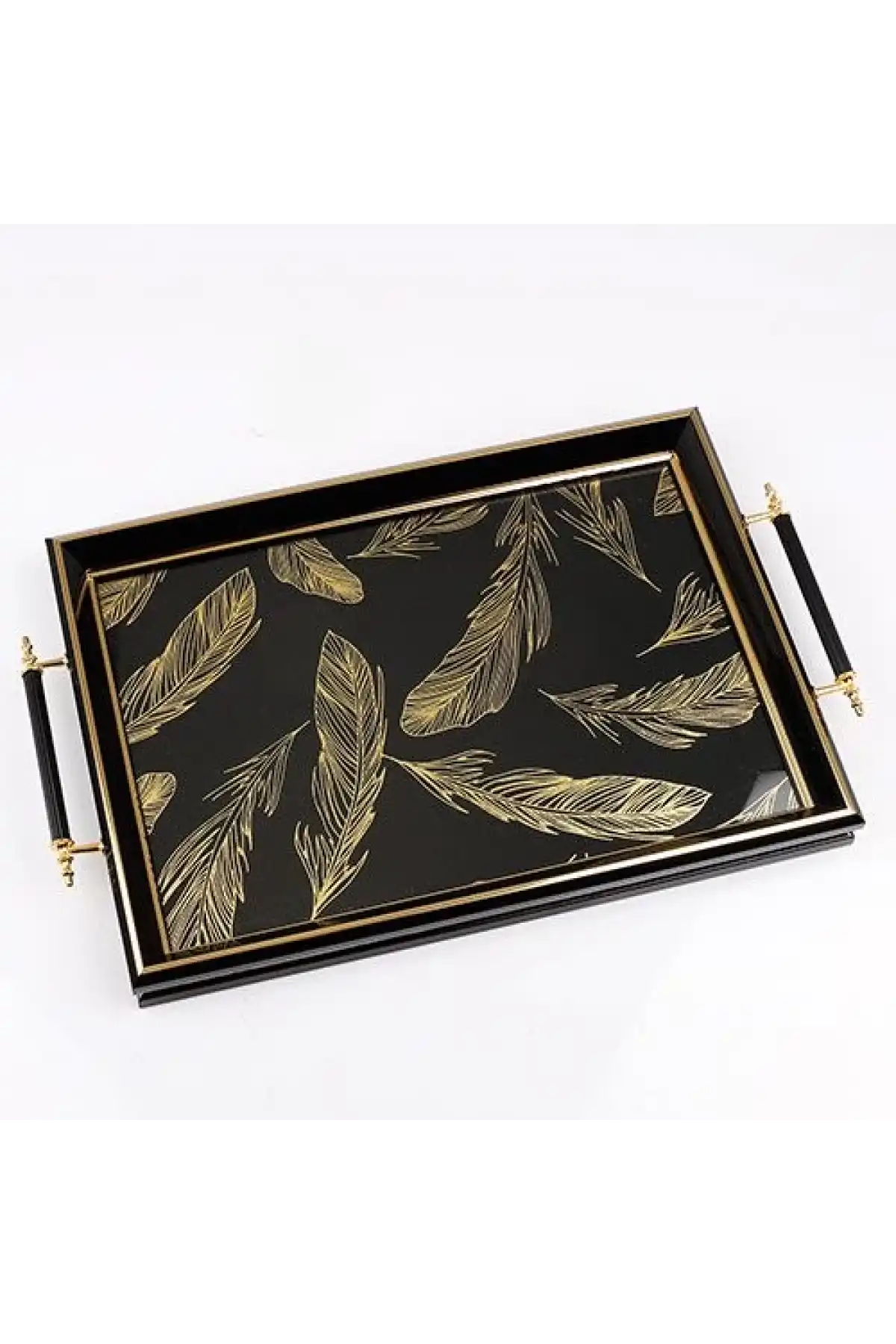 Ksv Tepsi siyah 50X31cm