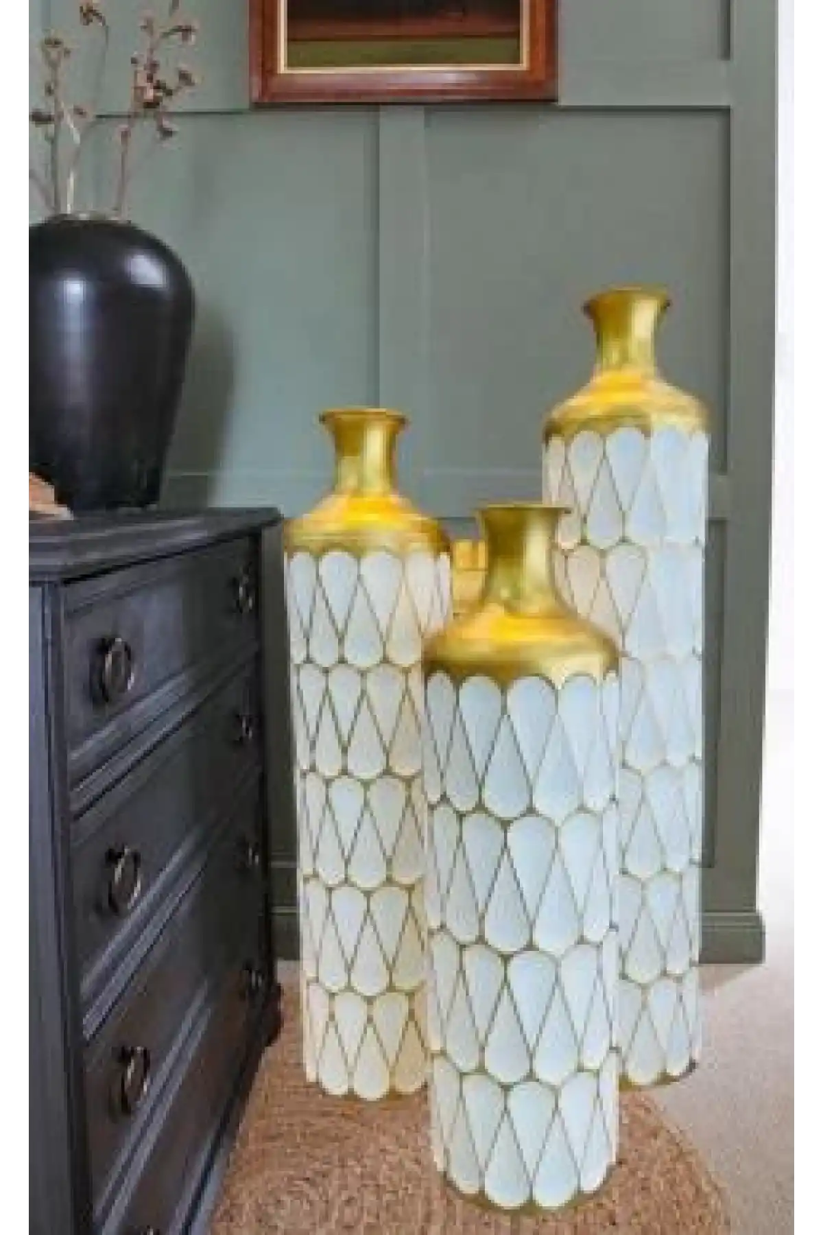 Gnl Metal Vazo 17x52cm