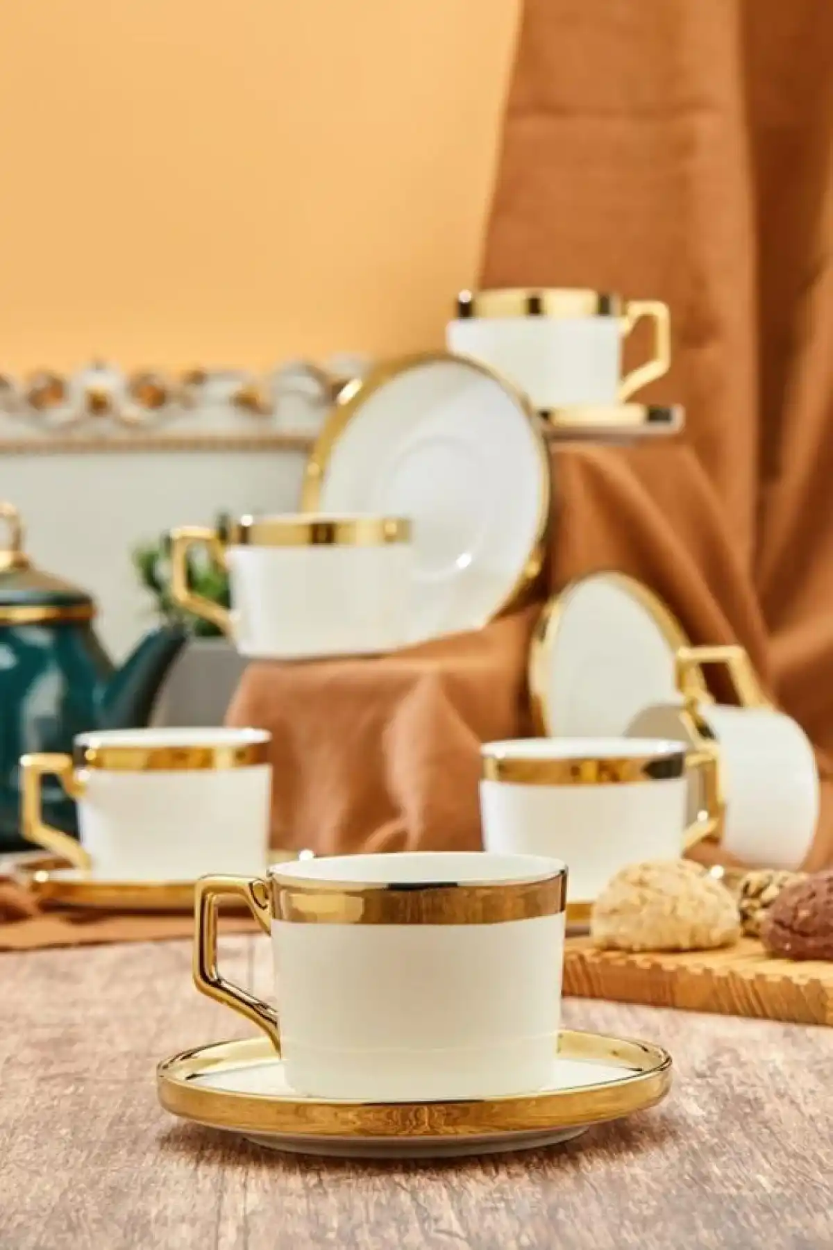 Cok Porselen 6lı Kahve Seti