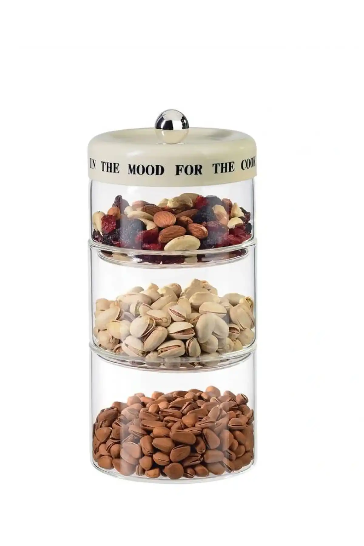 Mien Mest 12x13cm Cam Erzak Saklama Kabı