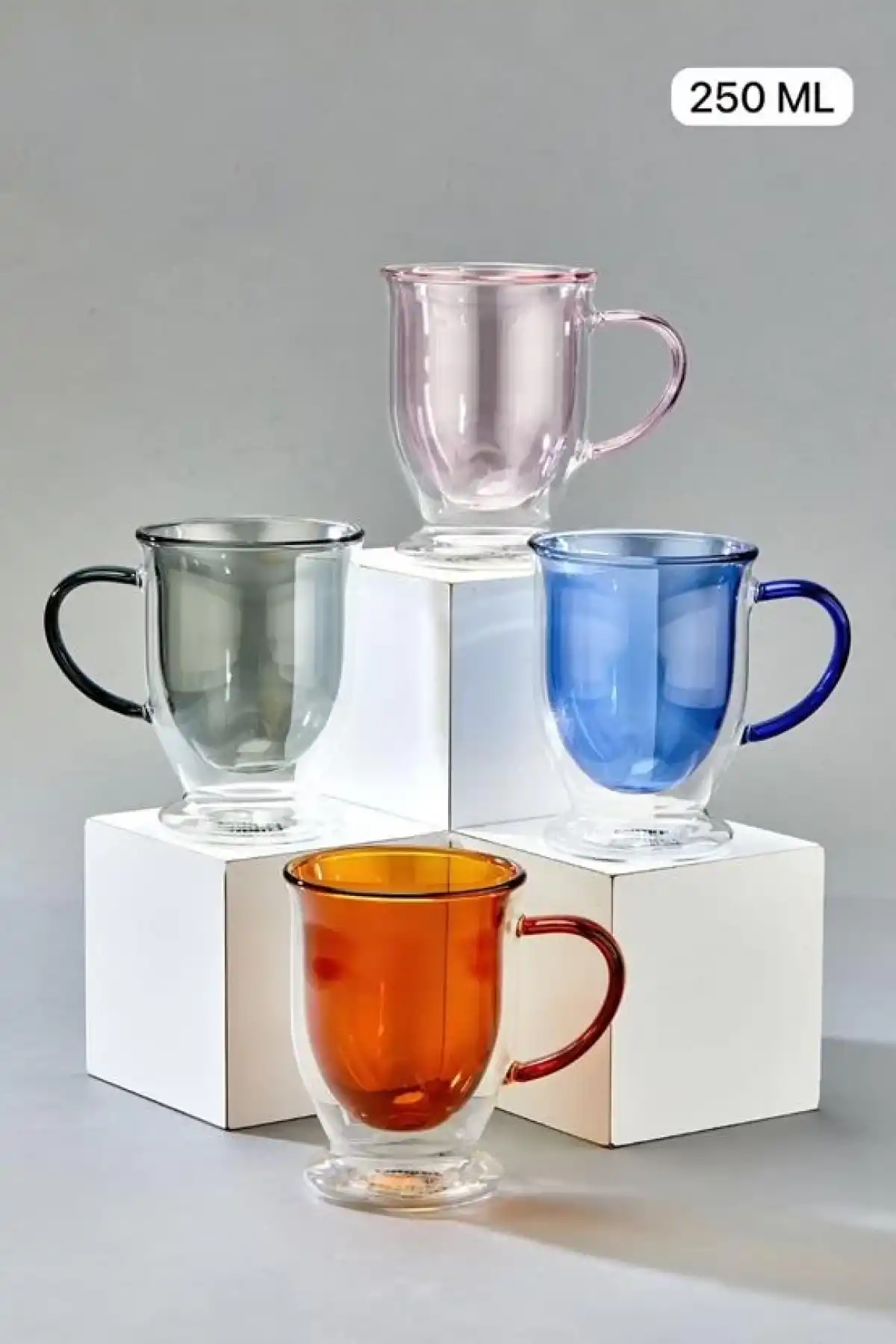 Cok Çift Cidarlı 250cc Cam Bardak