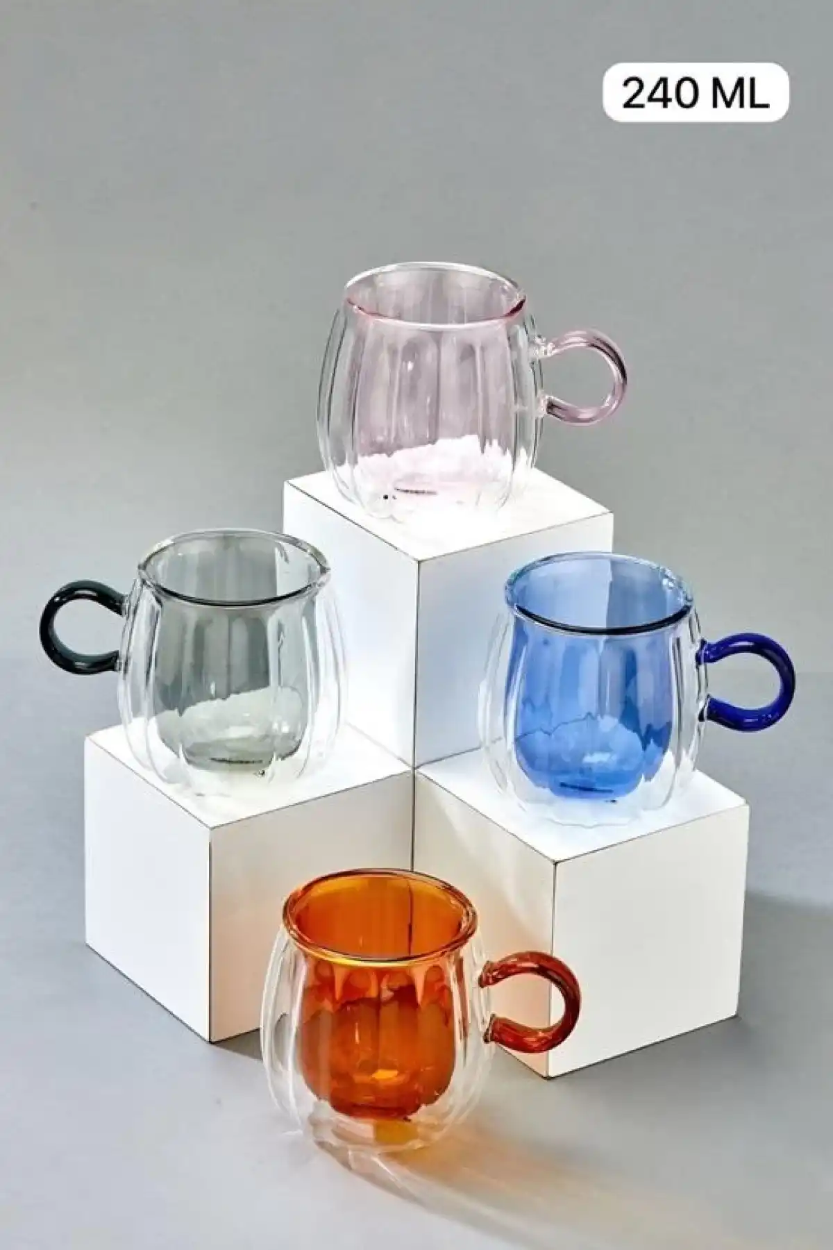 Cok Çift Cidarlı 240cc Cam Bardak