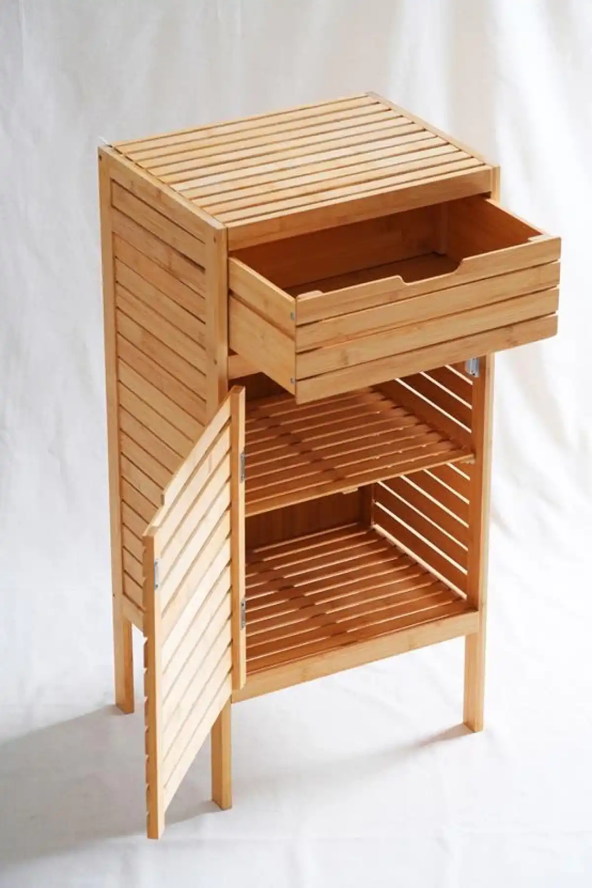 Acar ACR497 Bambu Çamaşır Sepeti 80 x 30 x 39 cm