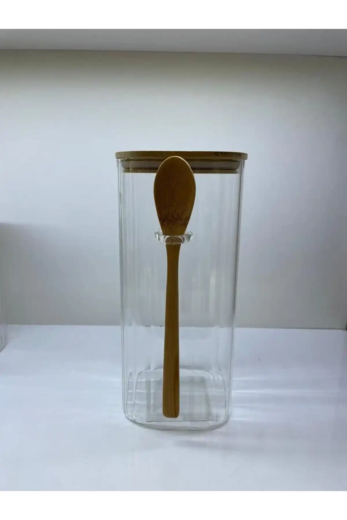 Cok Cam 21.5cm Kaşıklı Kavanoz