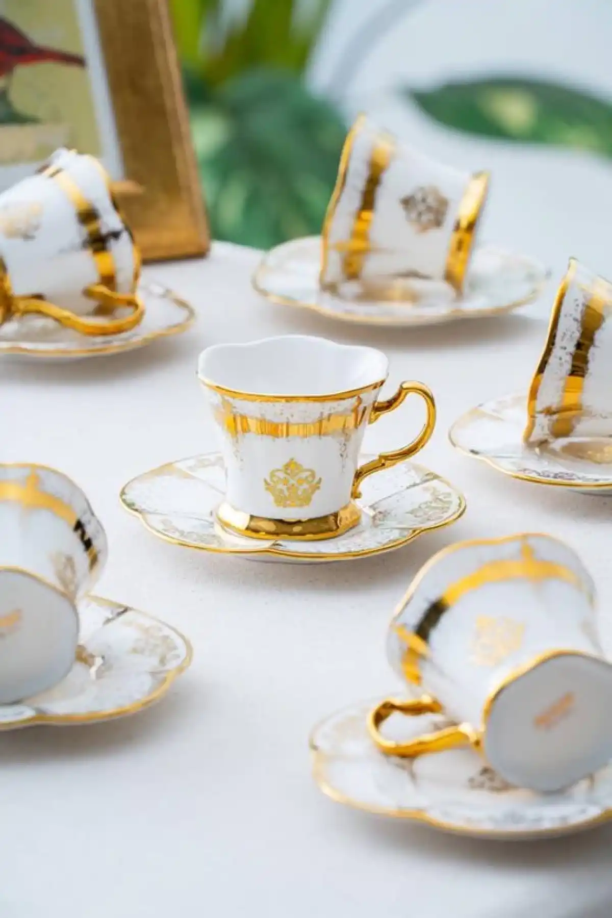 Acar HXF6856 Porselen Kahve Seti 6lı