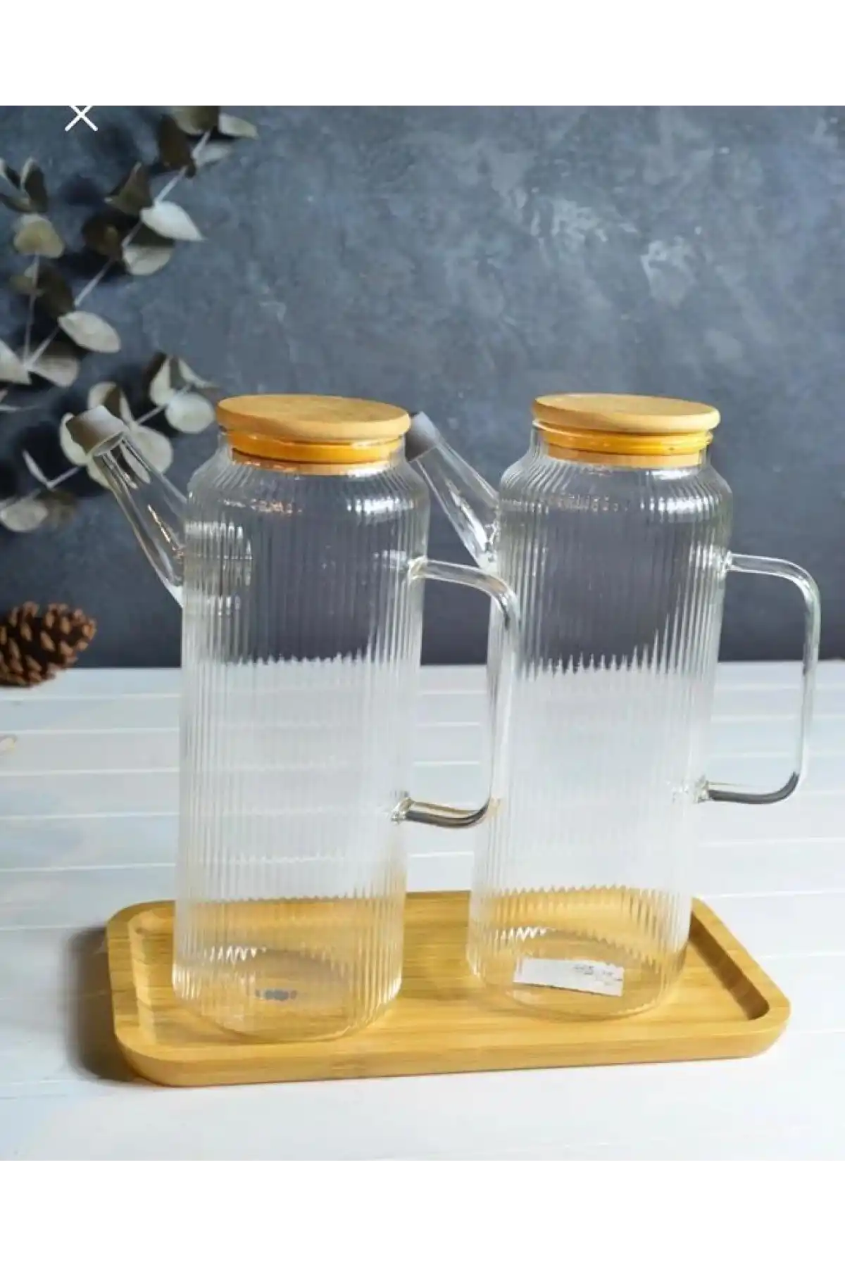 Mien Bambu Kapaklı Yağdanlık 1000cc