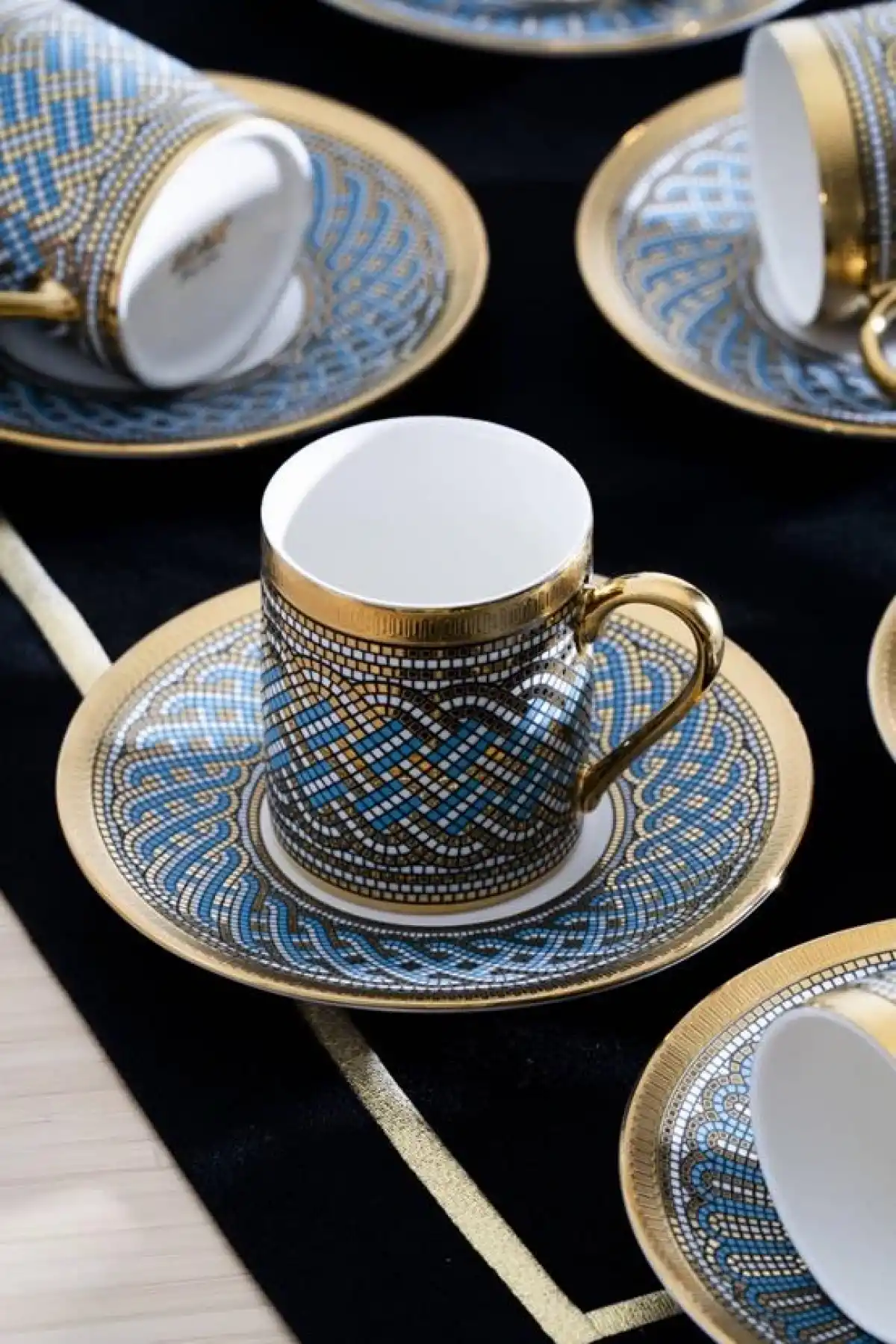 Acar 6lı Porselen Kahve Seti