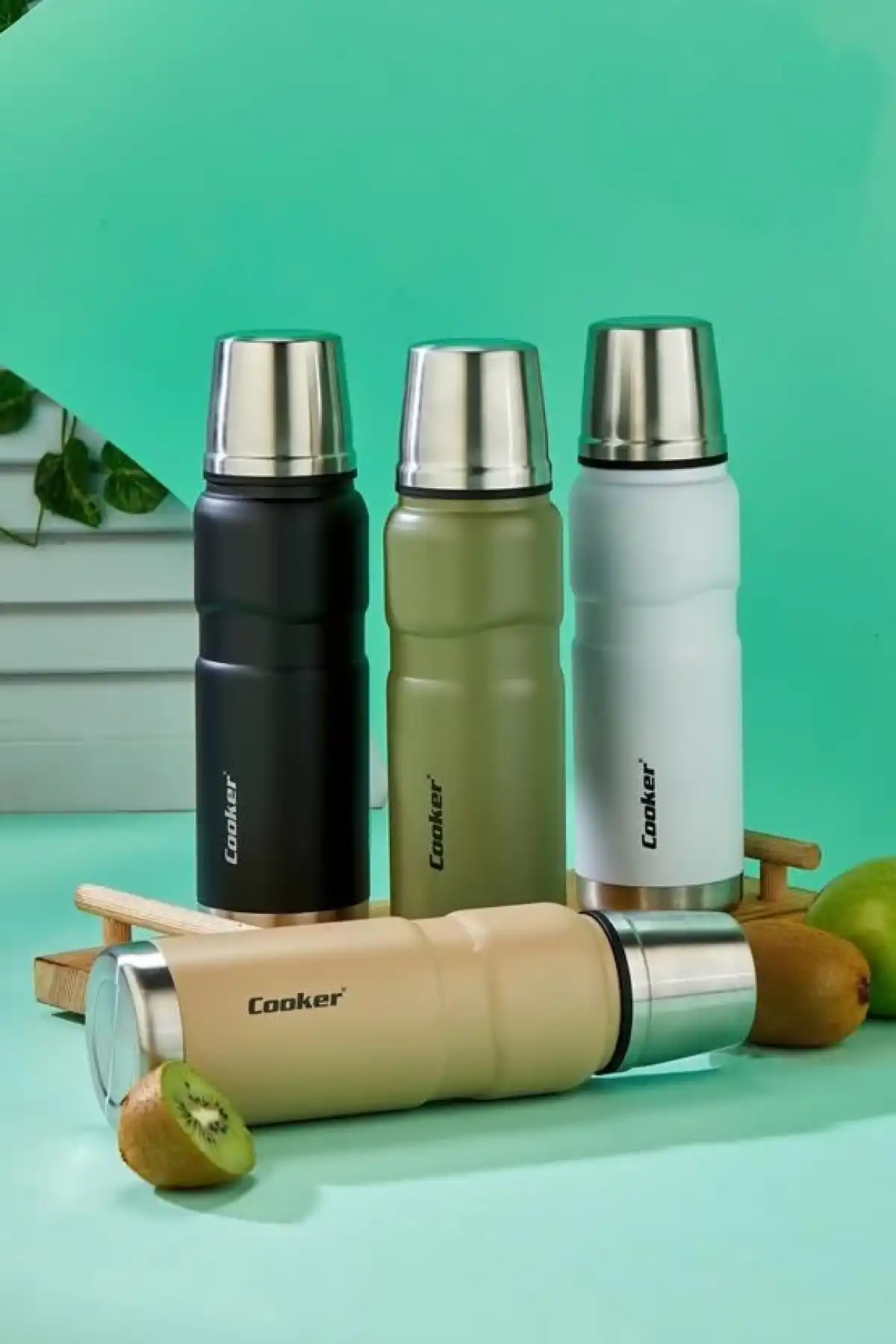 Cooker Renkli Çelik Termos 500 cc