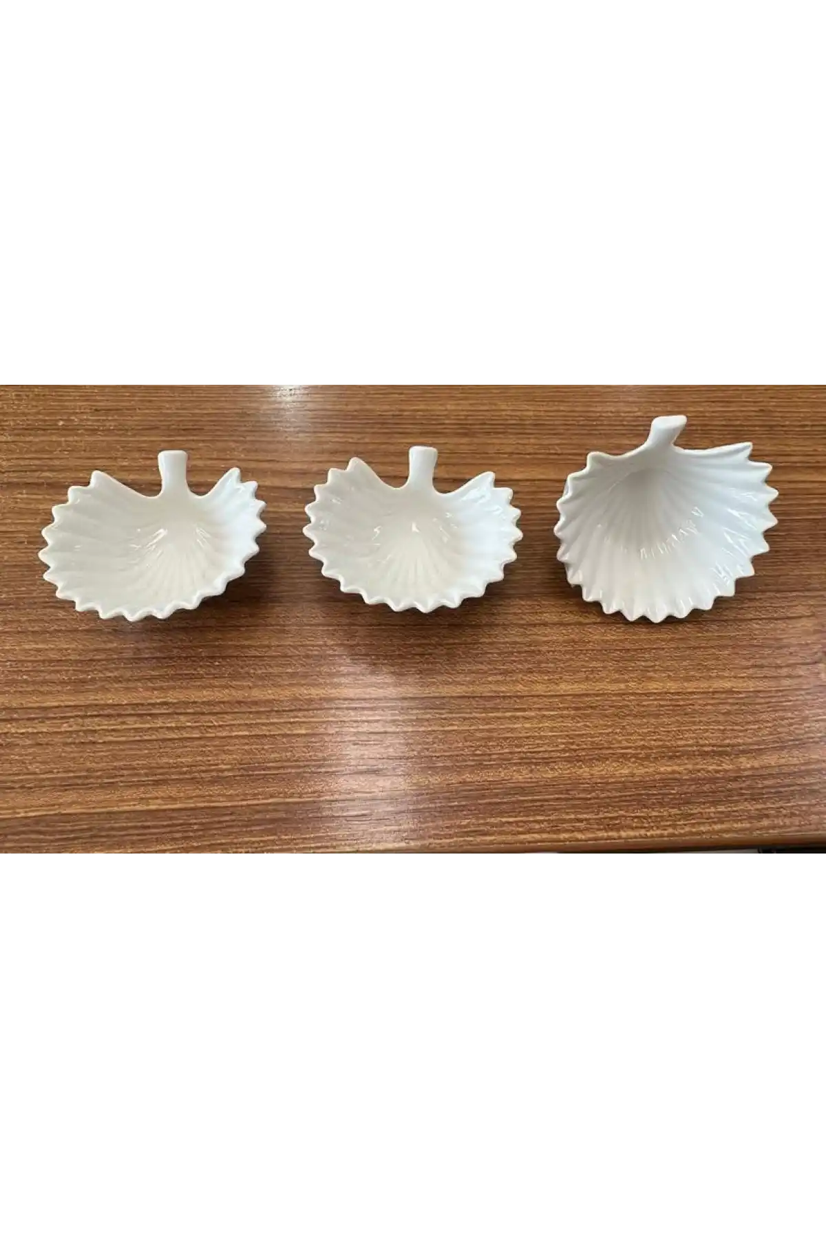 Cooker CKR3623 Yaprak Desenli Porselen Reçellik 3lü