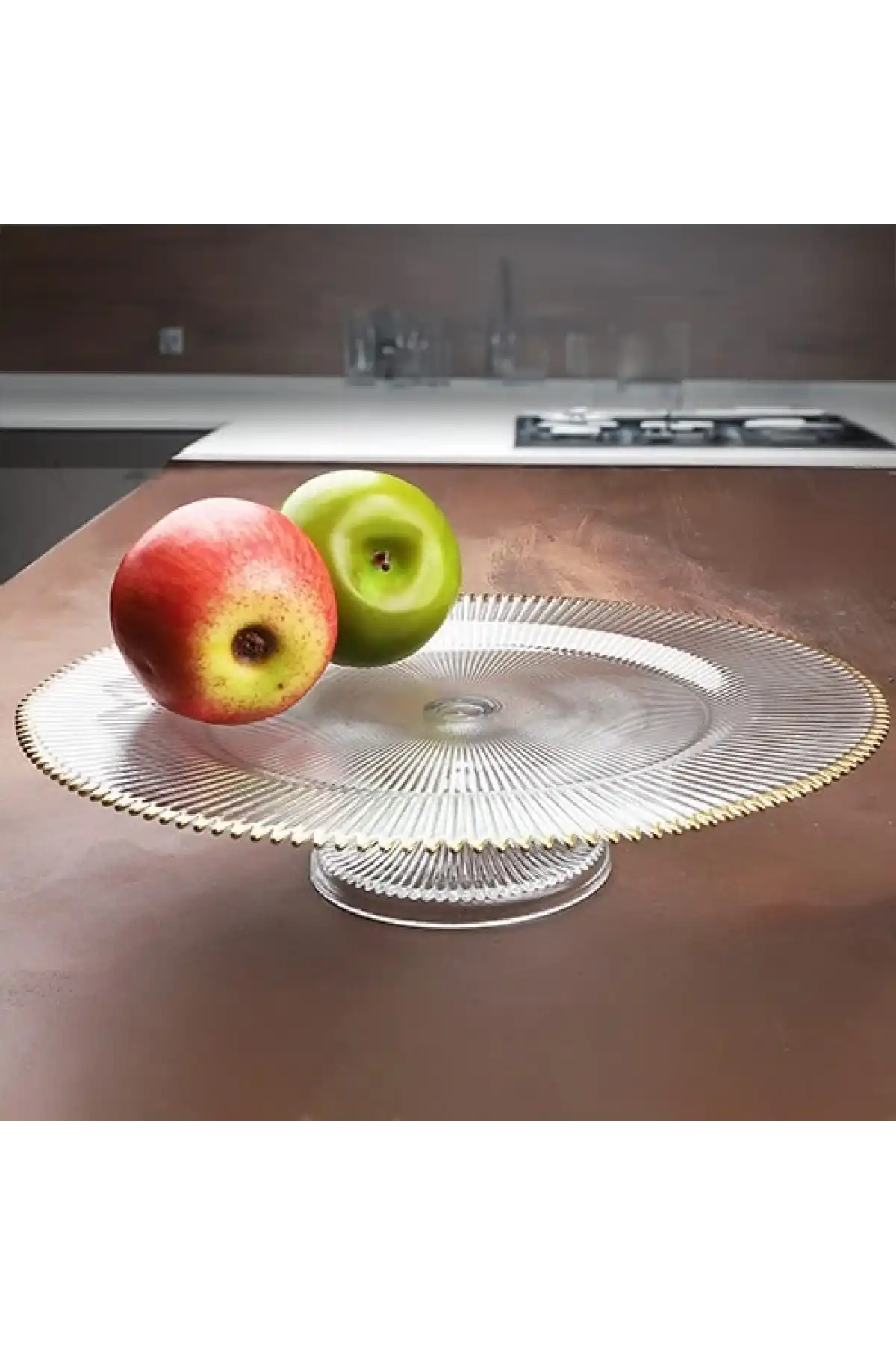 Kosova Ayaklı Cam Meyvelik 34 cm