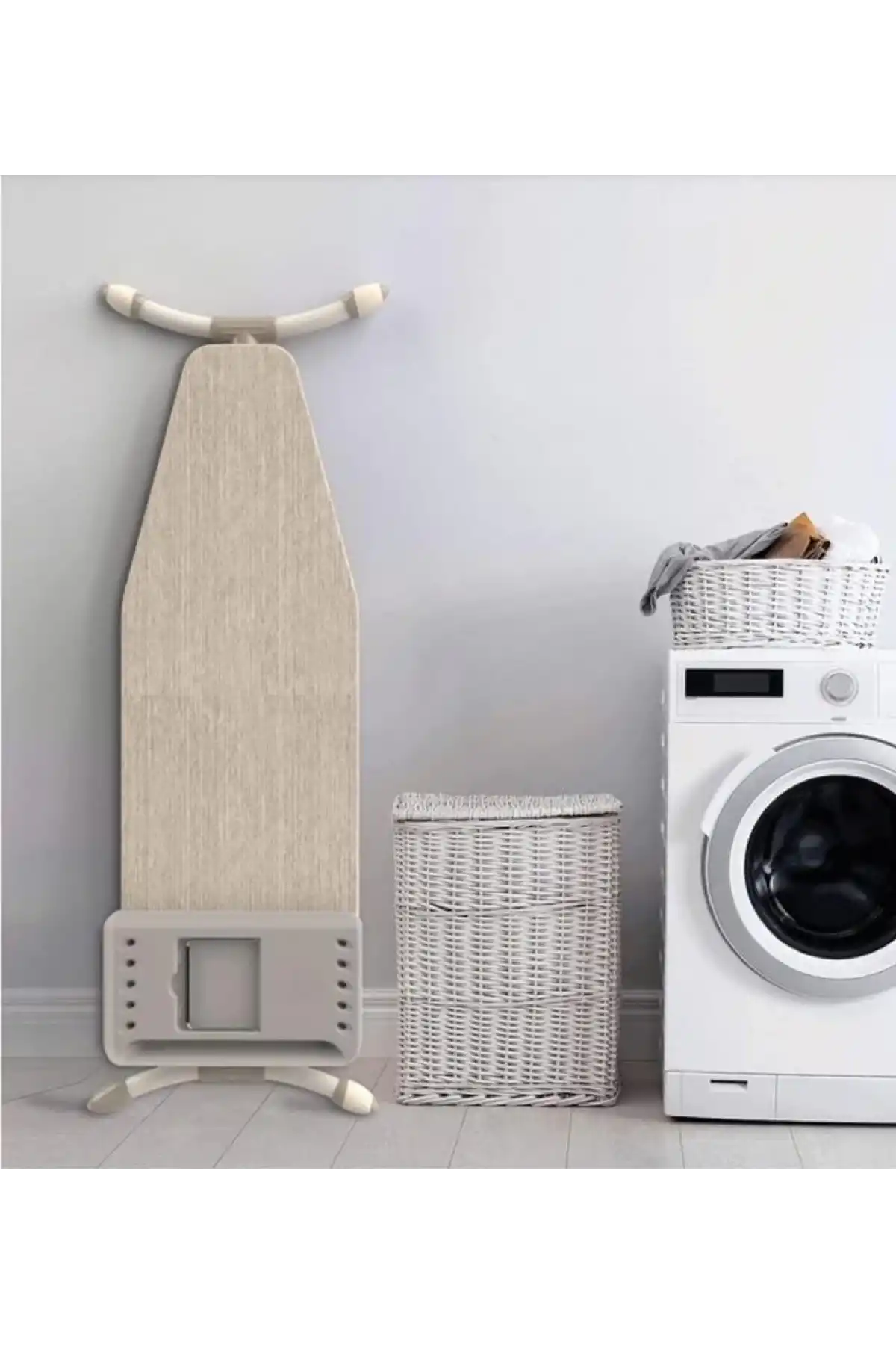 Ansan Almeda Bej Ütü Masası 140x43x90cm