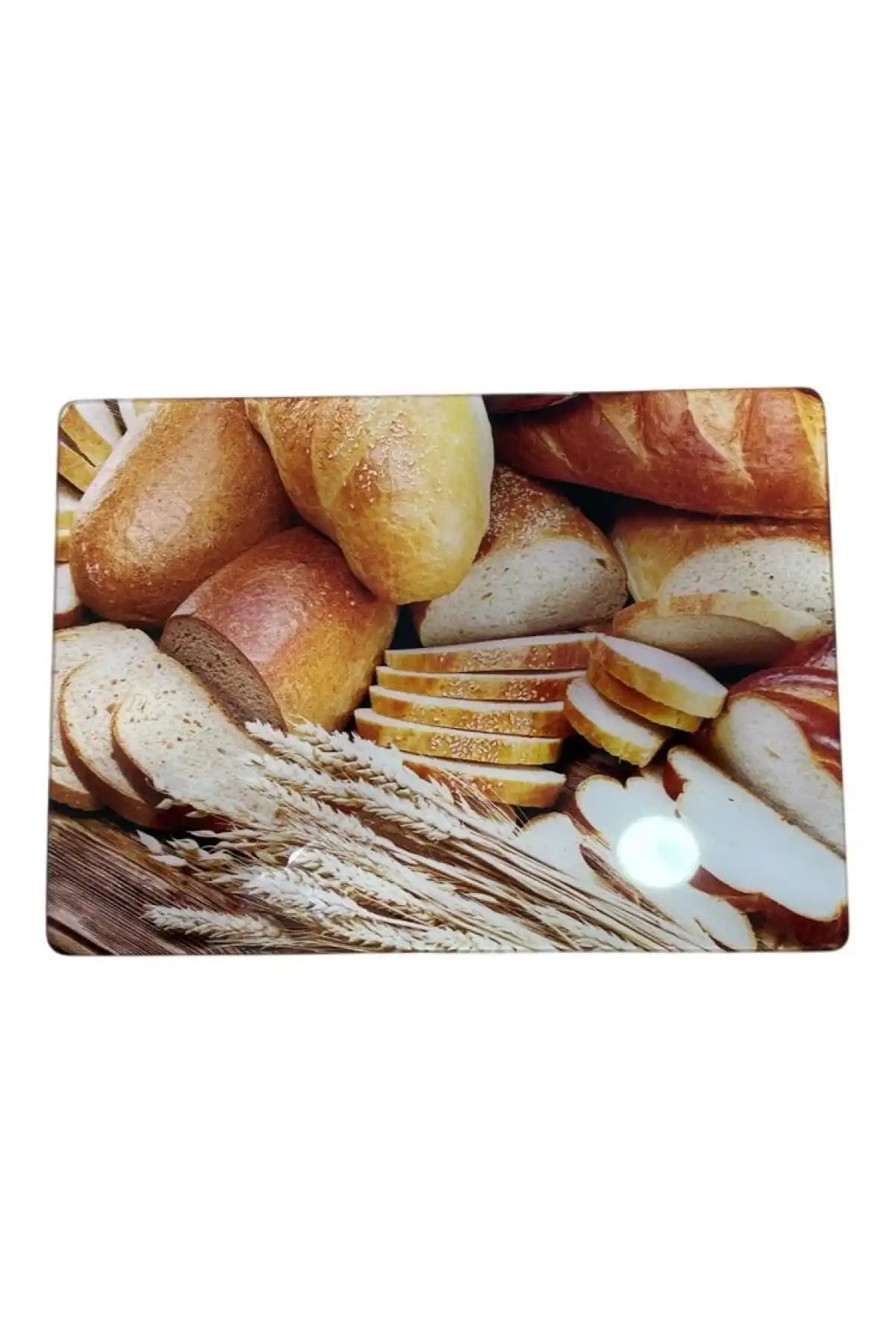 Kosova Ekmek Desenli Cam Kesme Panosu 20x30 cm