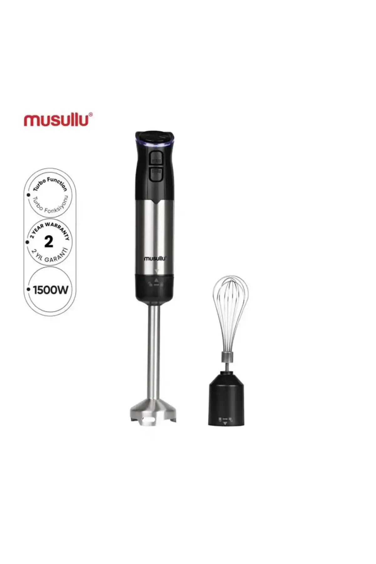 Musullu Turbo Çubuk Blender 1500 W