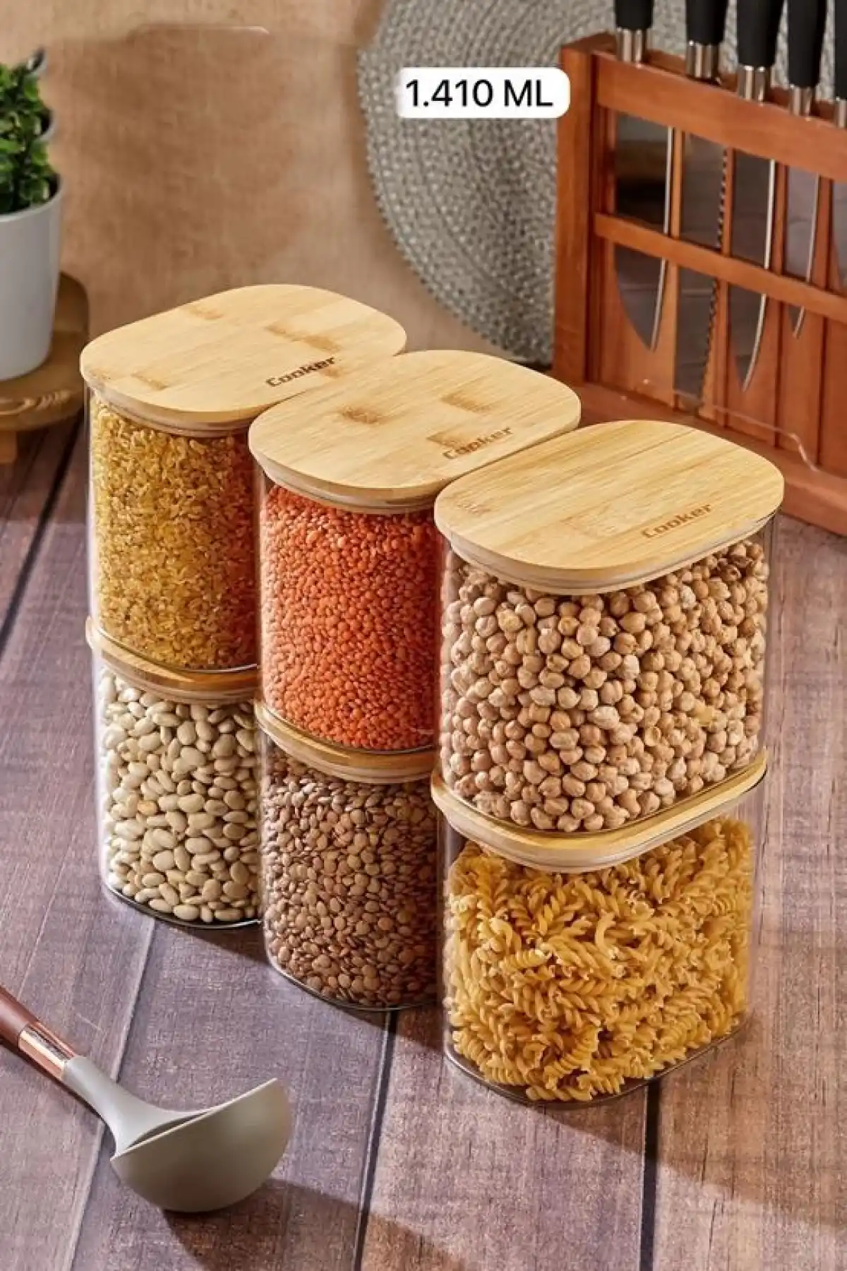 Cooker Borosilikat Oval Kavanoz 12 cm