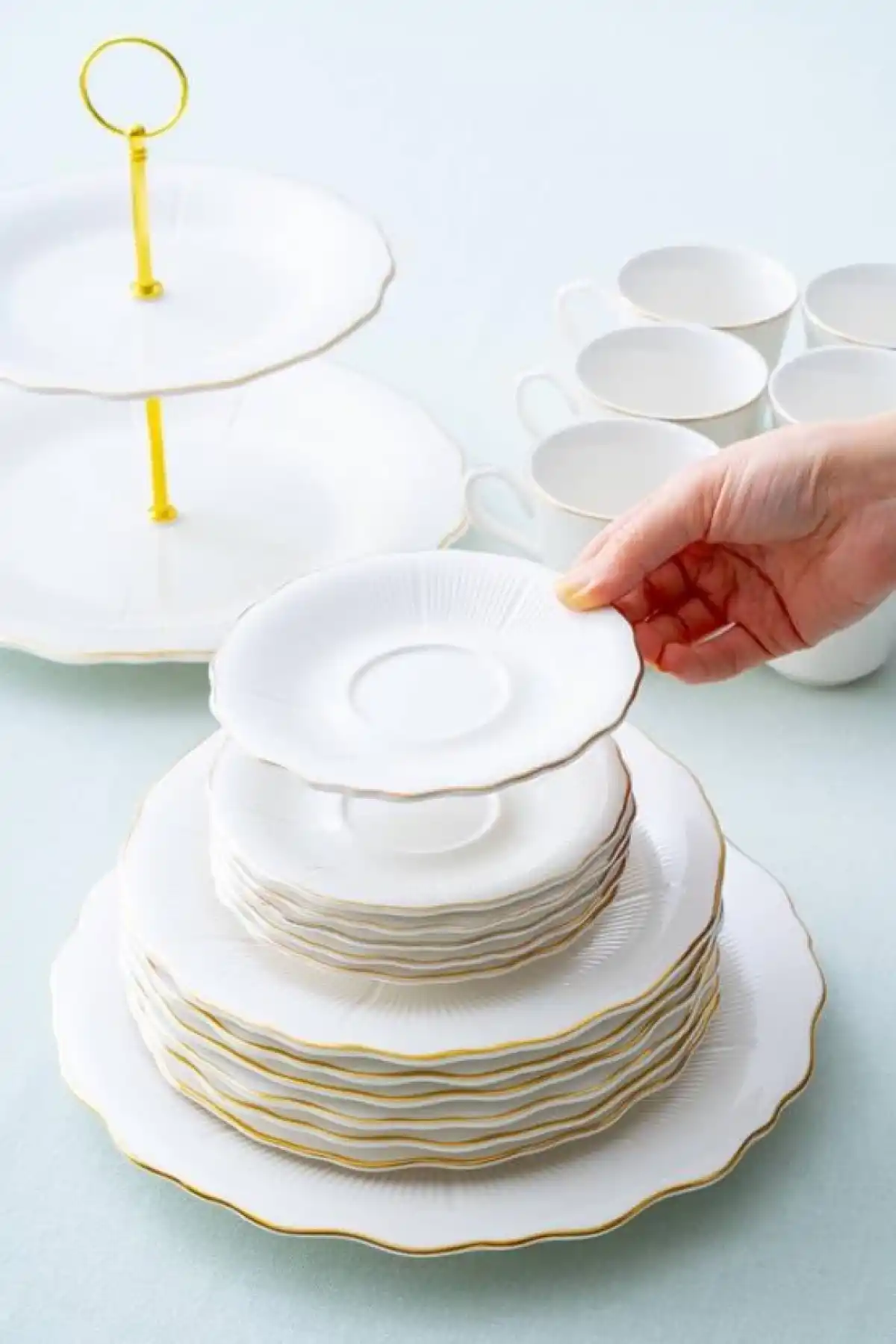 Acar PORM6196 Gold Detaylı Brunch Set 20 Parça