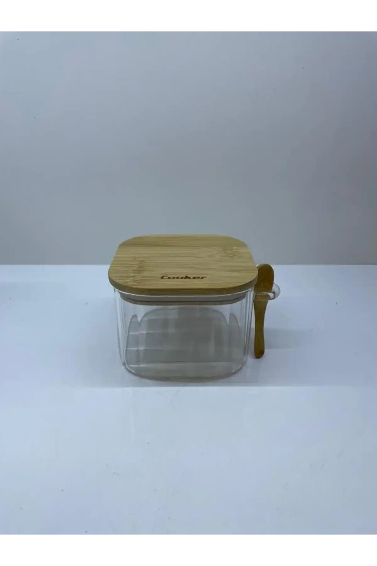 Cok Cam 6cm Kaşıklı Kavanoz