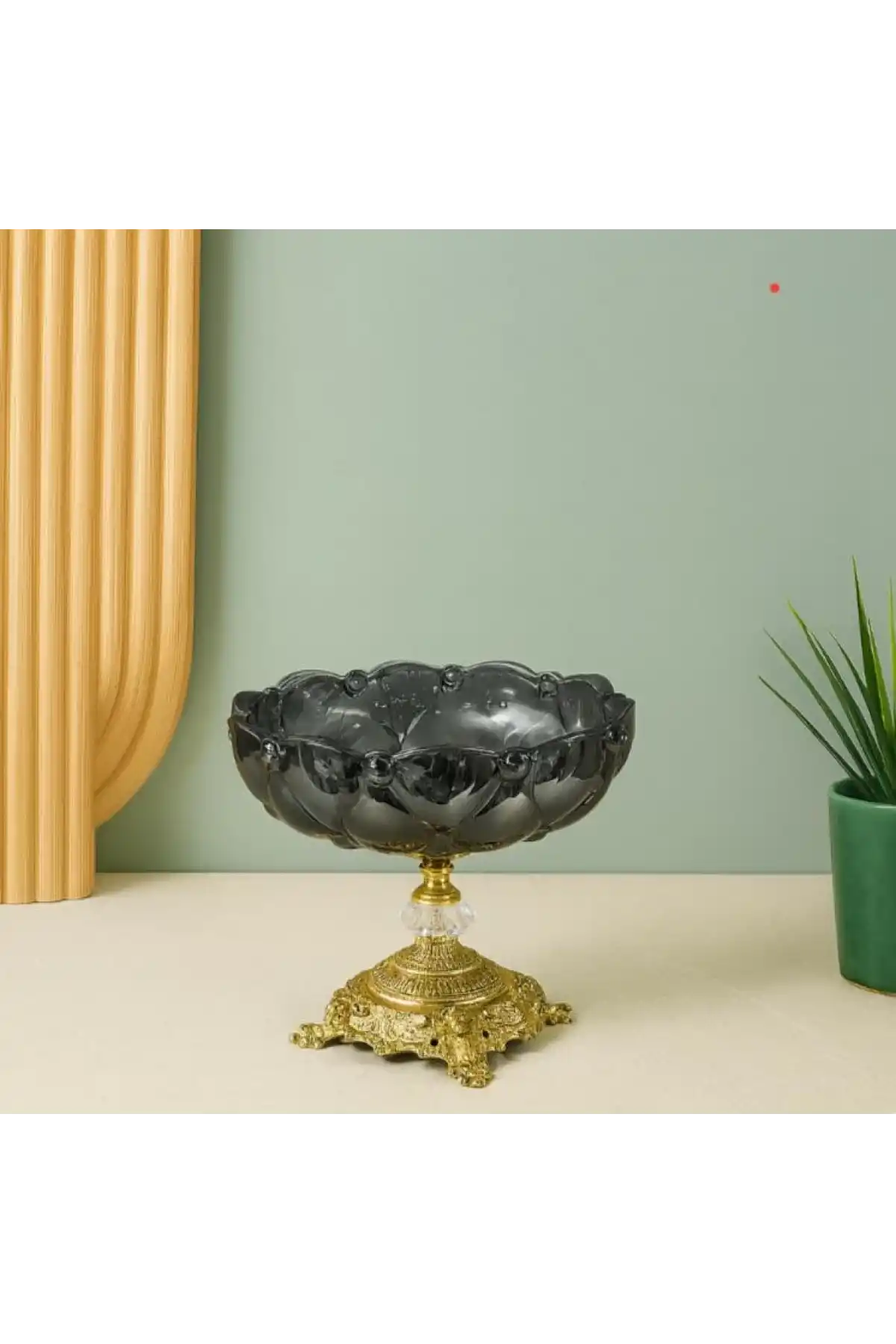 Dnr Çiçek Desen Cam Şekerlik