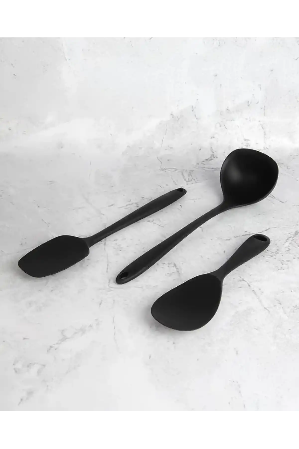 Mien 3lü Siyah Silikon Set
