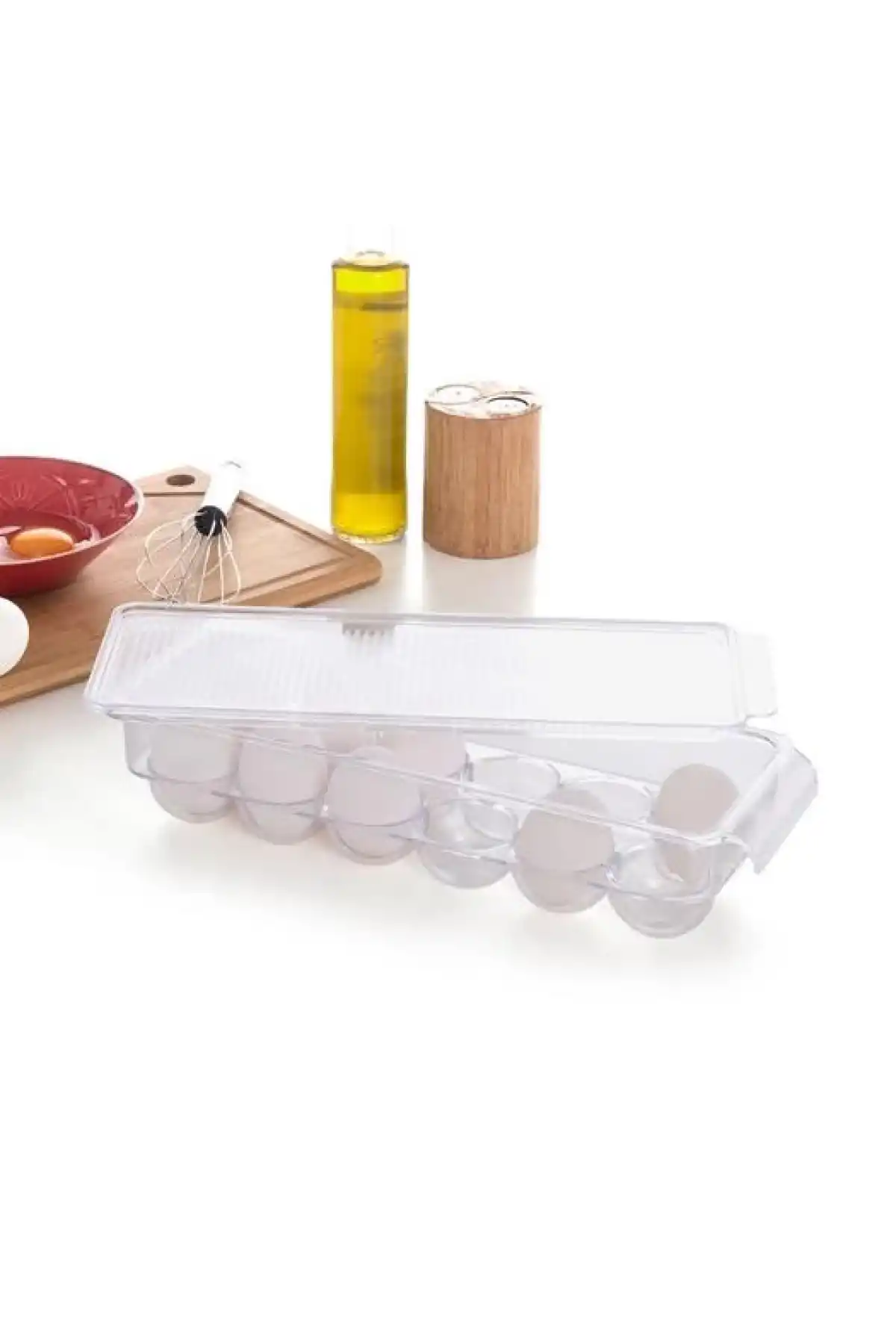 Ansan Şeffaf Yumurta Saklama Kabı 12li