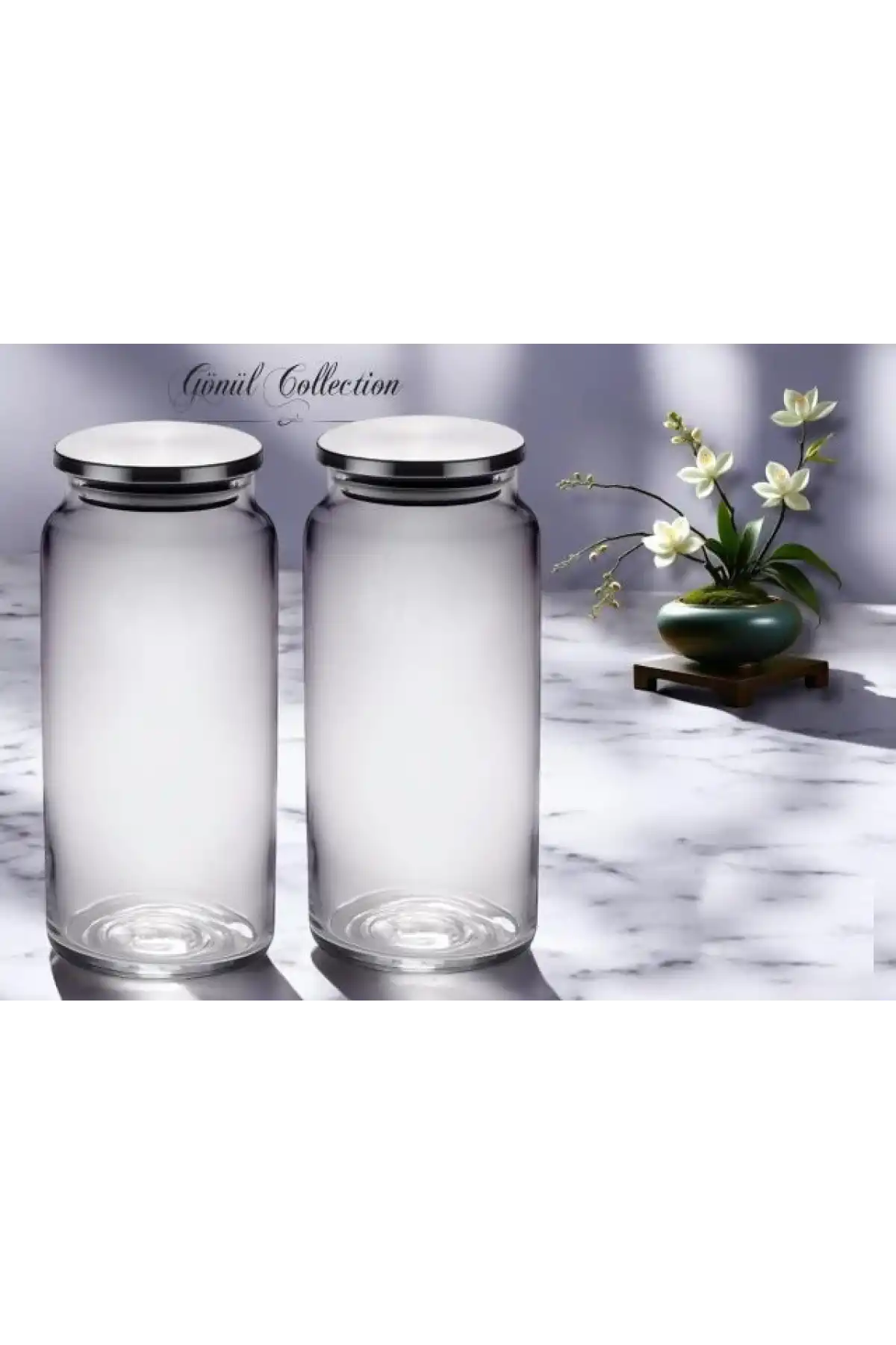 Gnl Metal Kapaklı Cam Kavanoz 1300cc