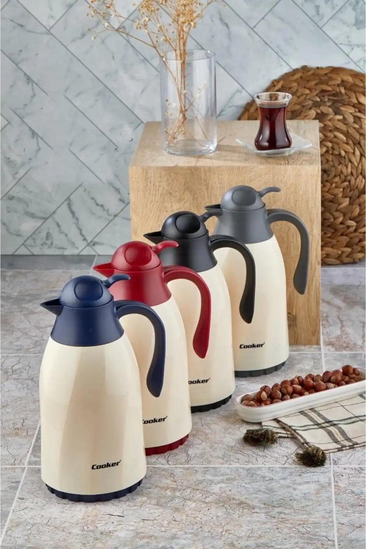 Cooker CKR2075 Retro Cam Termos 1.3 Lt