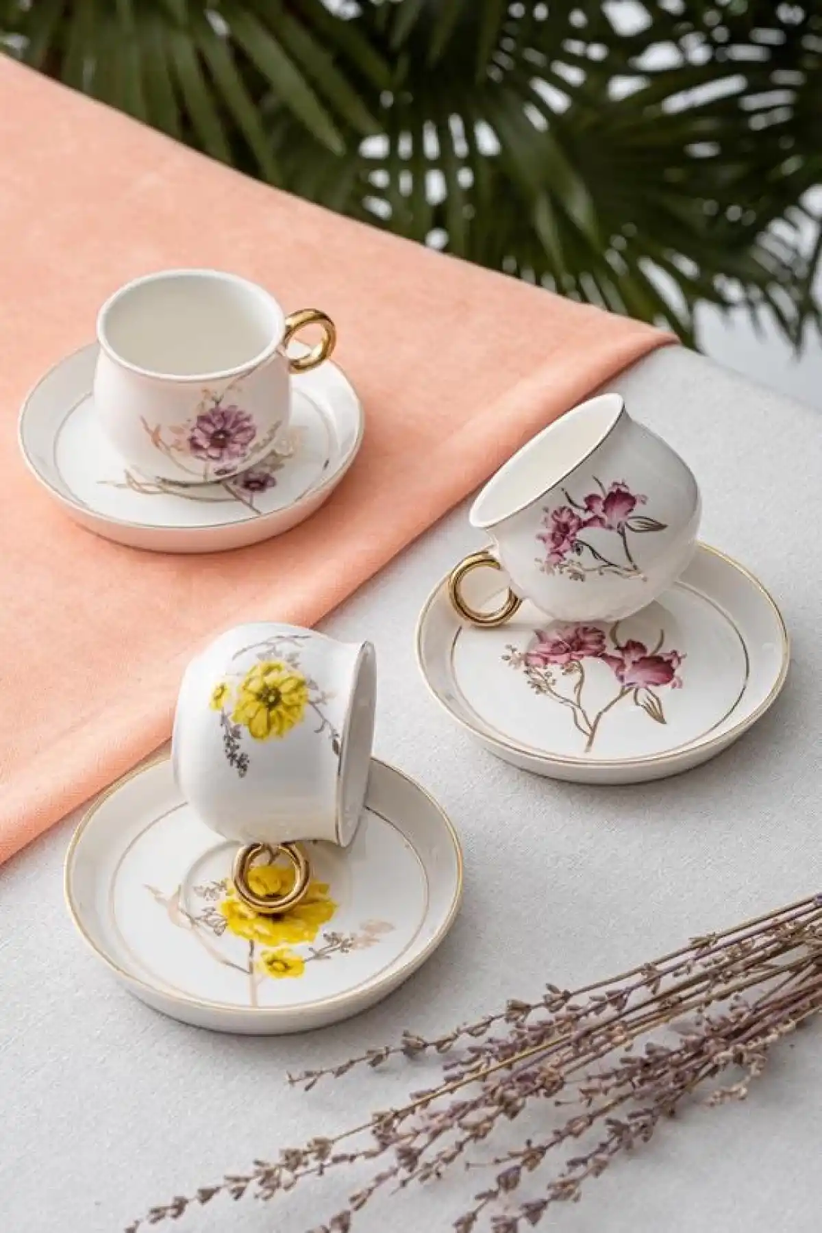 Acar Porselen Kahve Seti 6lı