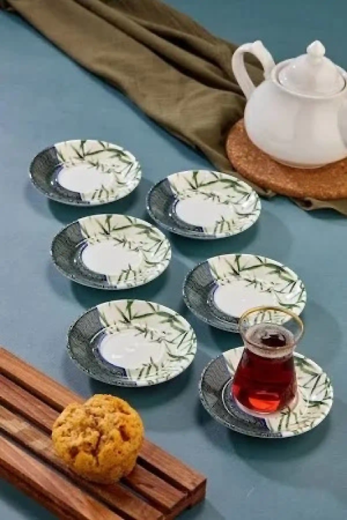 Cooker CKR4152 Porselen Alaçatı Çay Tabağı 6lı