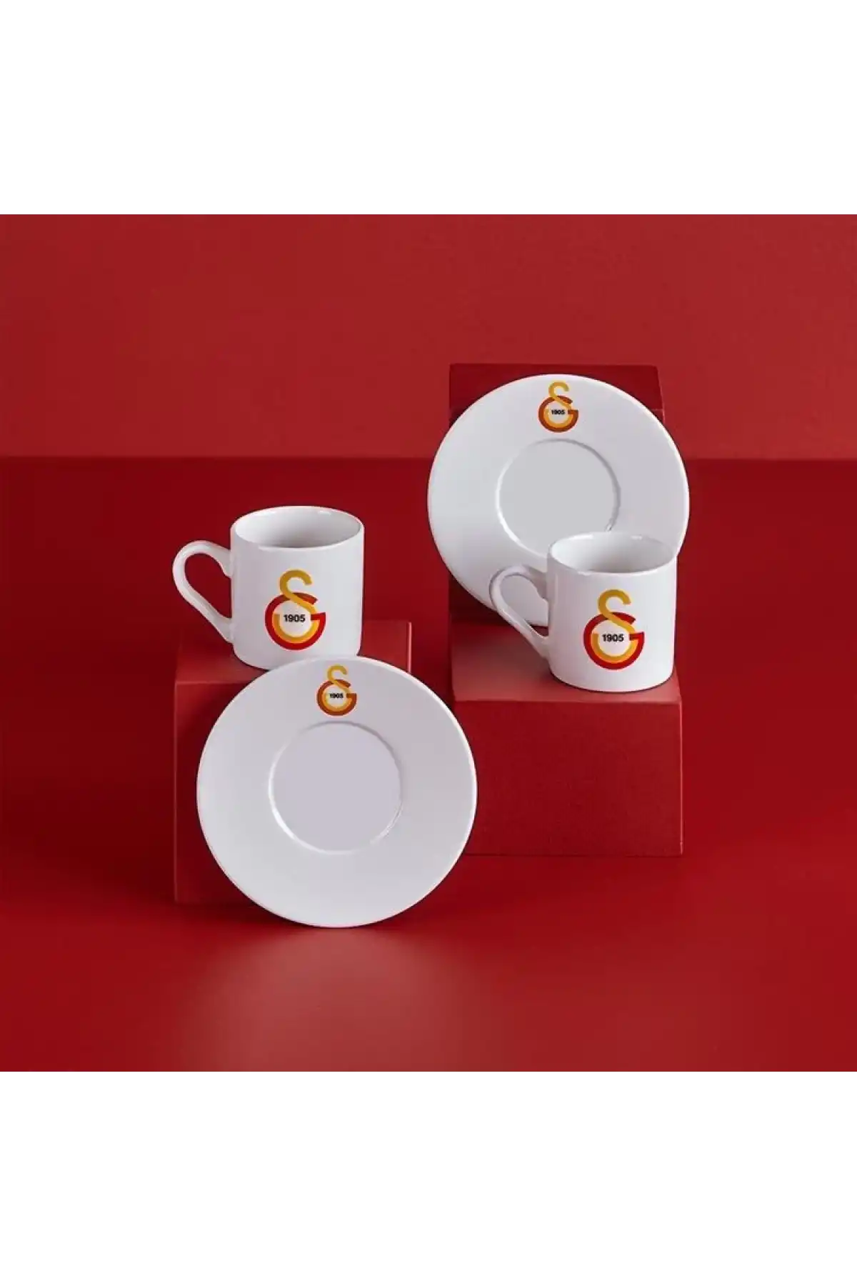 Nev GS Arma Logo 2li Kahve Fincan Seti