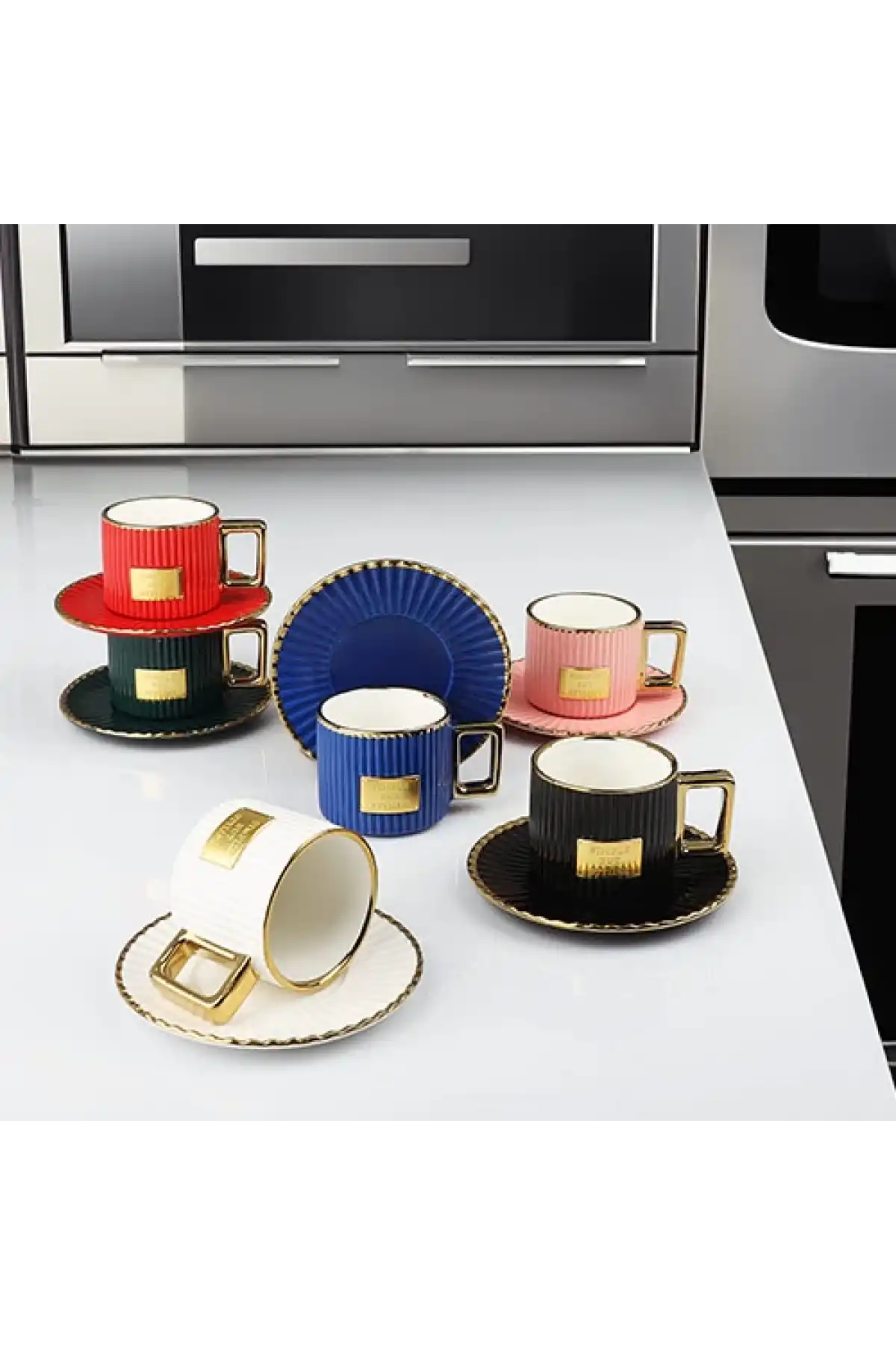 Ksv Porselen 6lı Kahve Seti