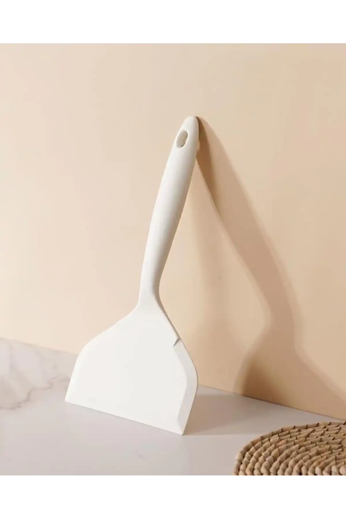 Mien Silikon Spatula Krem Tekli