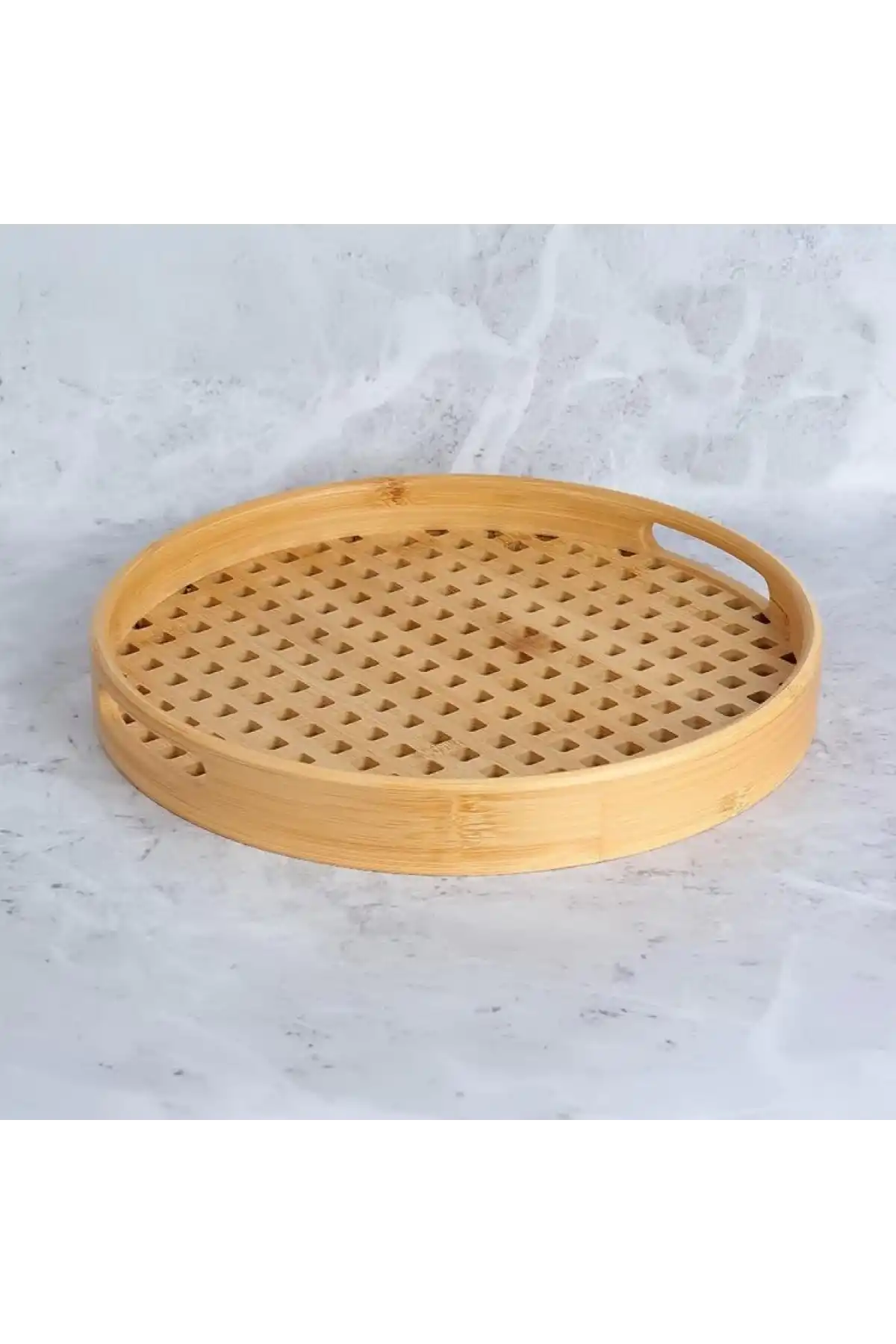 Mien Delikli Bambu 30cm Tepsi