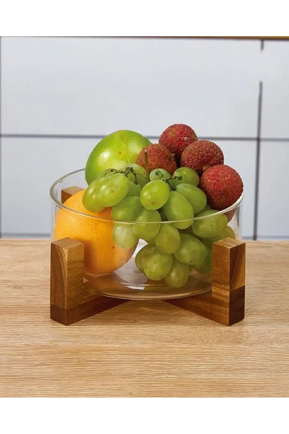 Mien Akasya Standlı 17cm Cam Kase