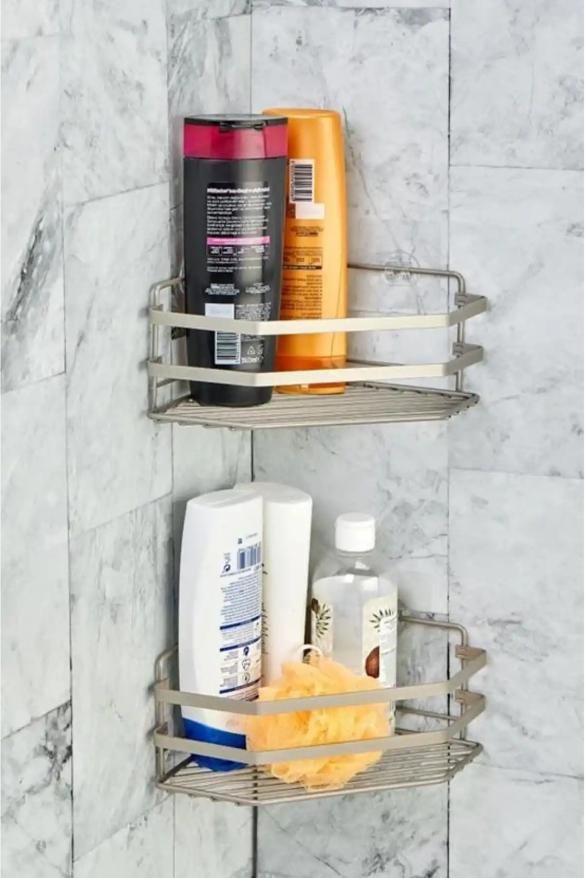 Cok 2li Banyo Rafı Saten