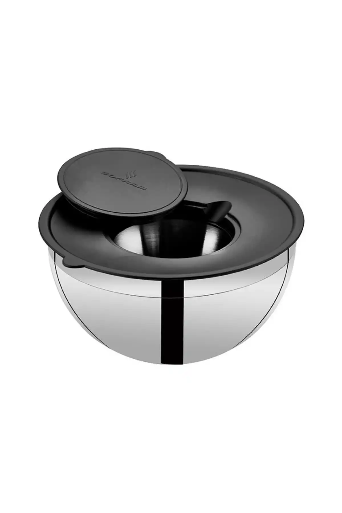 Sf Çelik 28cm Kapaklı Karıştırma Kasesi 7.3lt