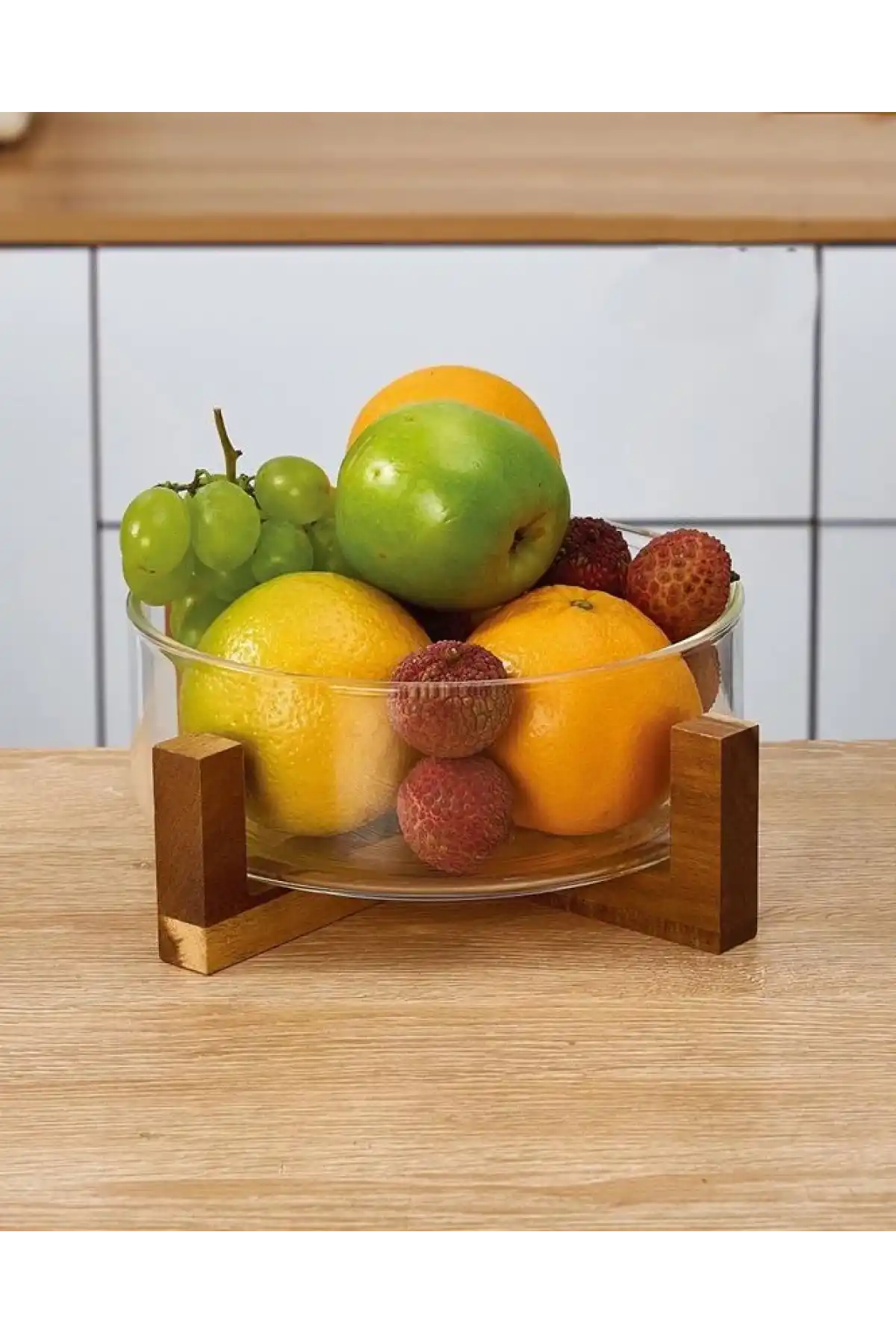 Mien Akasya Standlı 20cm Cam Kase