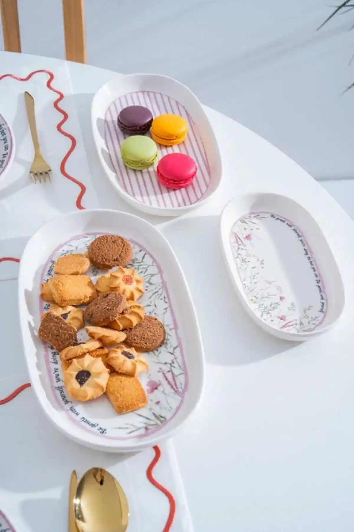 Acar Laila 3lü Kayık Tabak