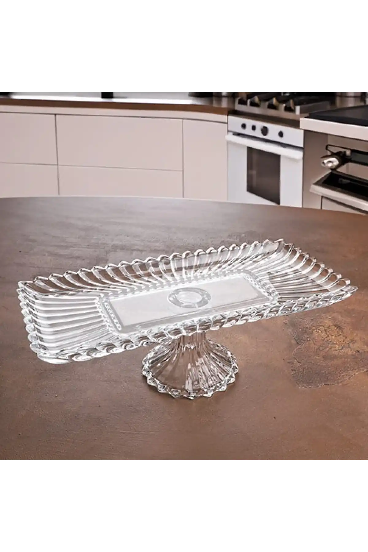 Ksv Kristal Ayaklı Dikd.Sunumluk