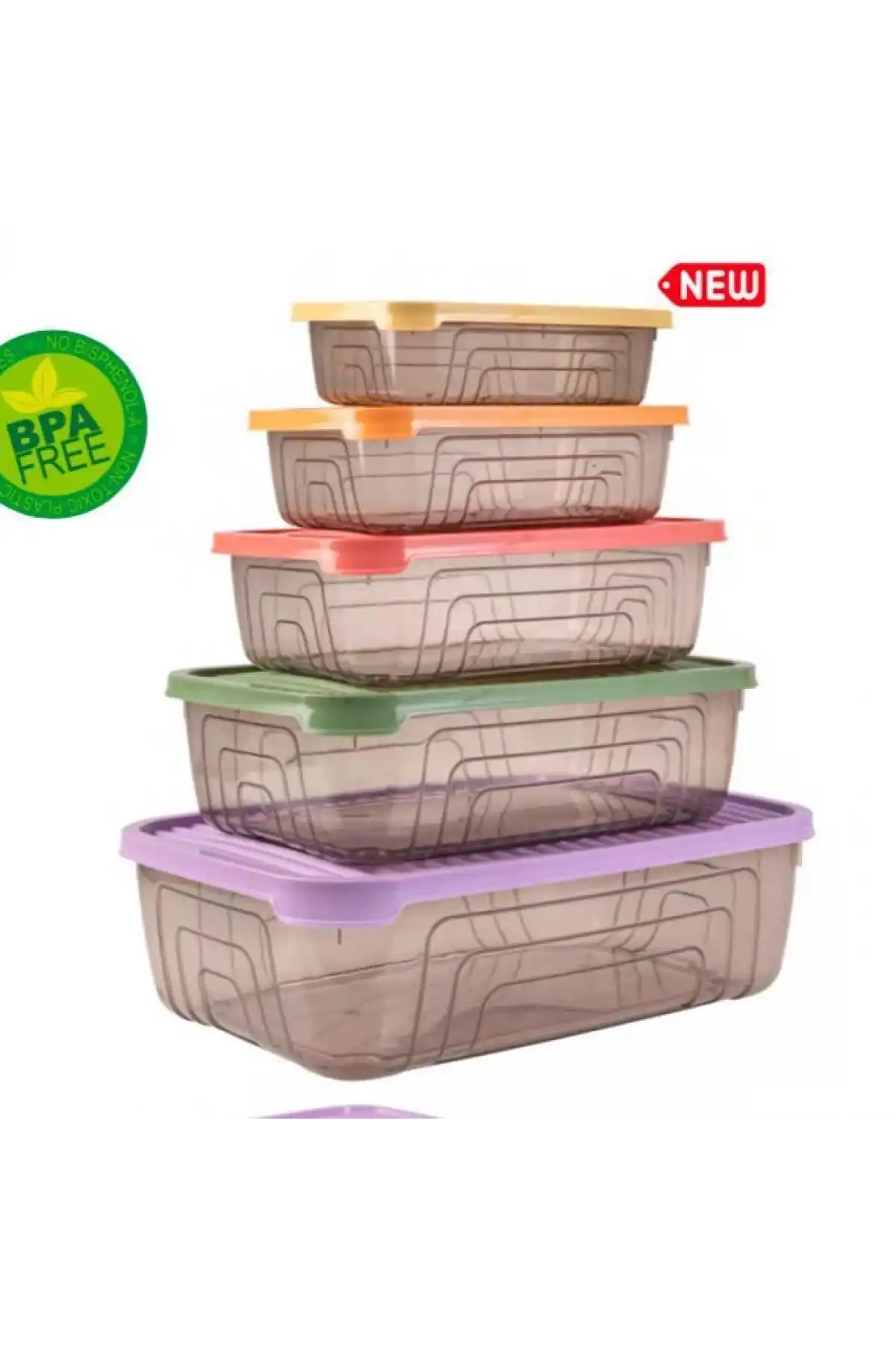 Herevin 163333-150 Dikdörtgen Saklama Kabı 5 Lt