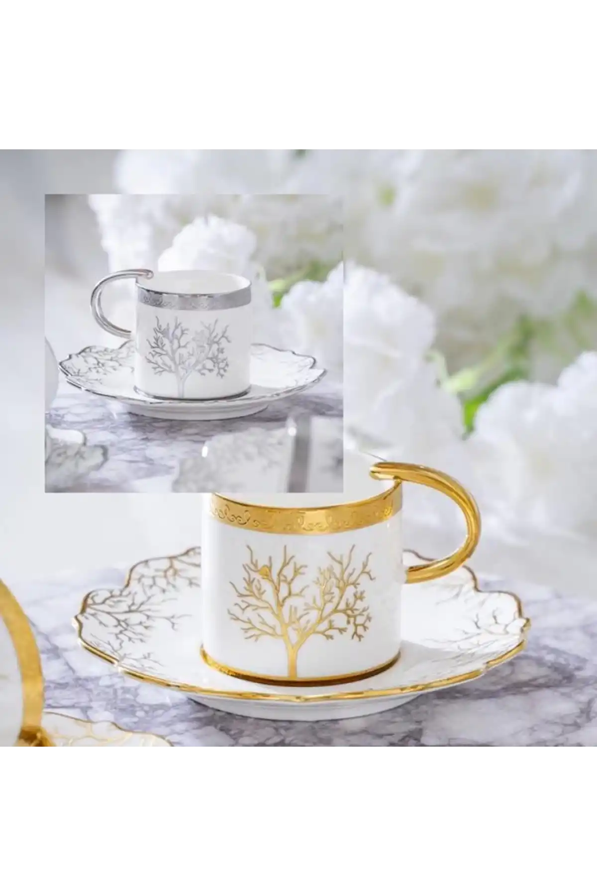 Acar Porselen Kahve Seti 6lı