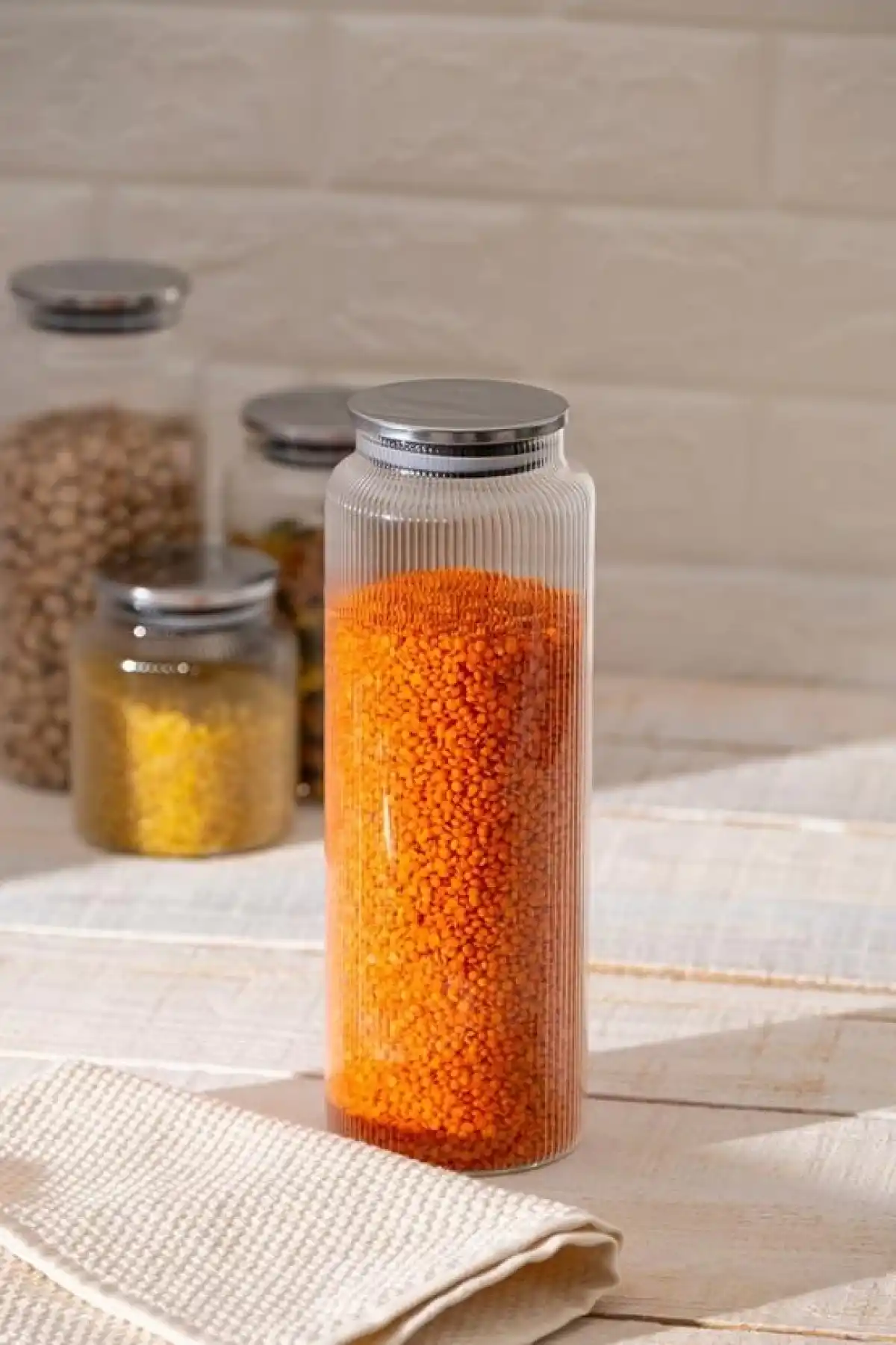 Acar SHL6082 Borosilikat Cam Kavanoz 1300 cc