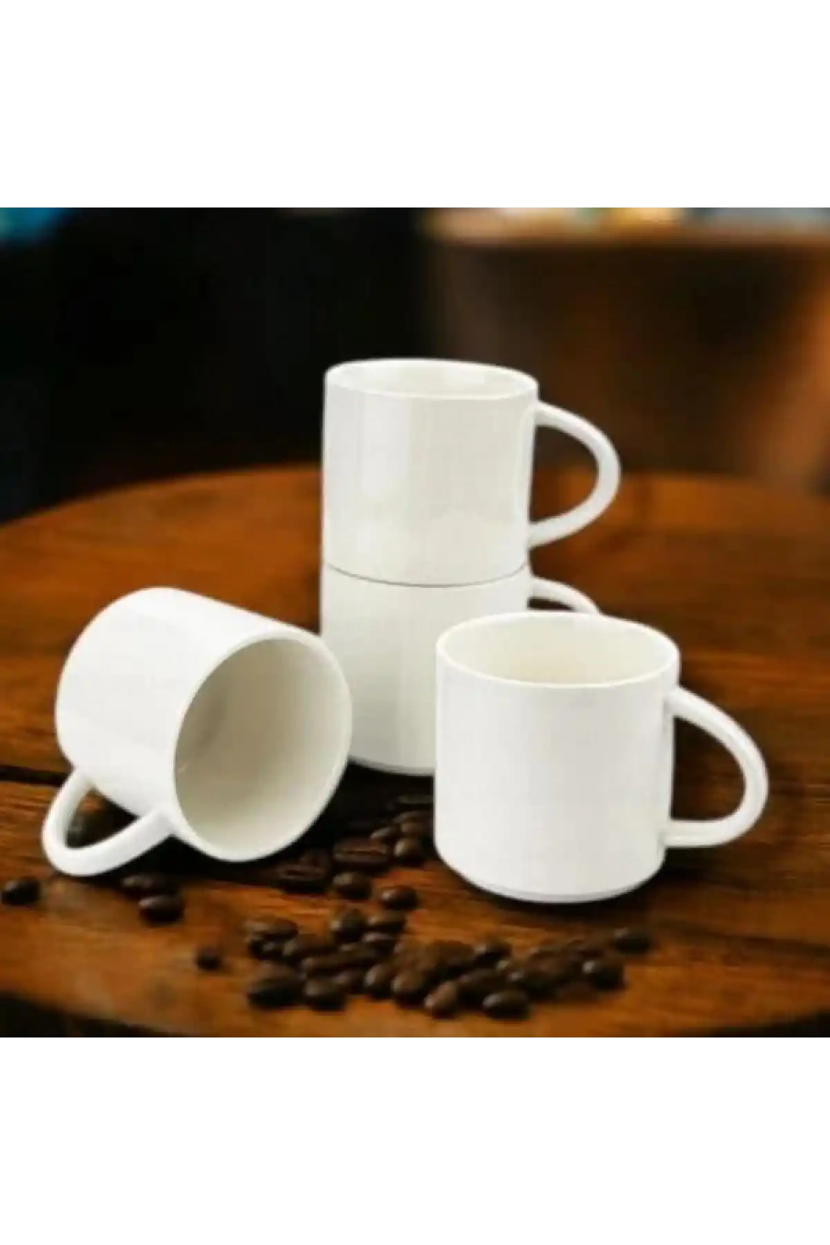 Gönül GNL 4014 Beyaz Seramik Kupa 150 ml